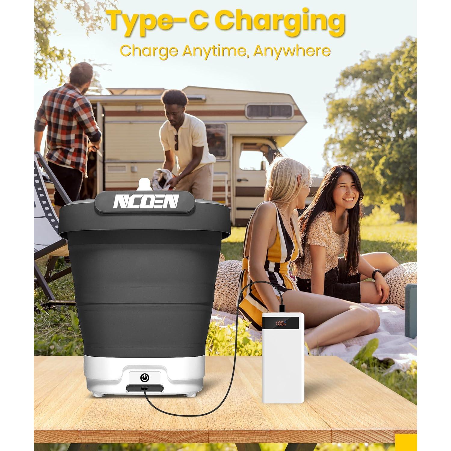 Lavadora a Presión Inalámbrica NCOEN 12L Plegable 35 Min