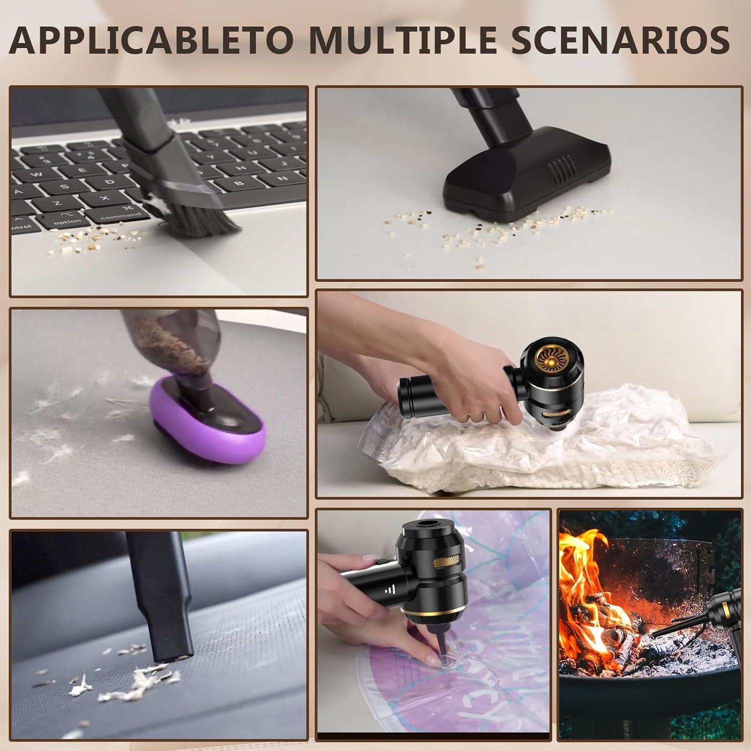 Aspiradora de Mano Inalámbrica BJMCXIA HL-121 22000PA 4-en-1