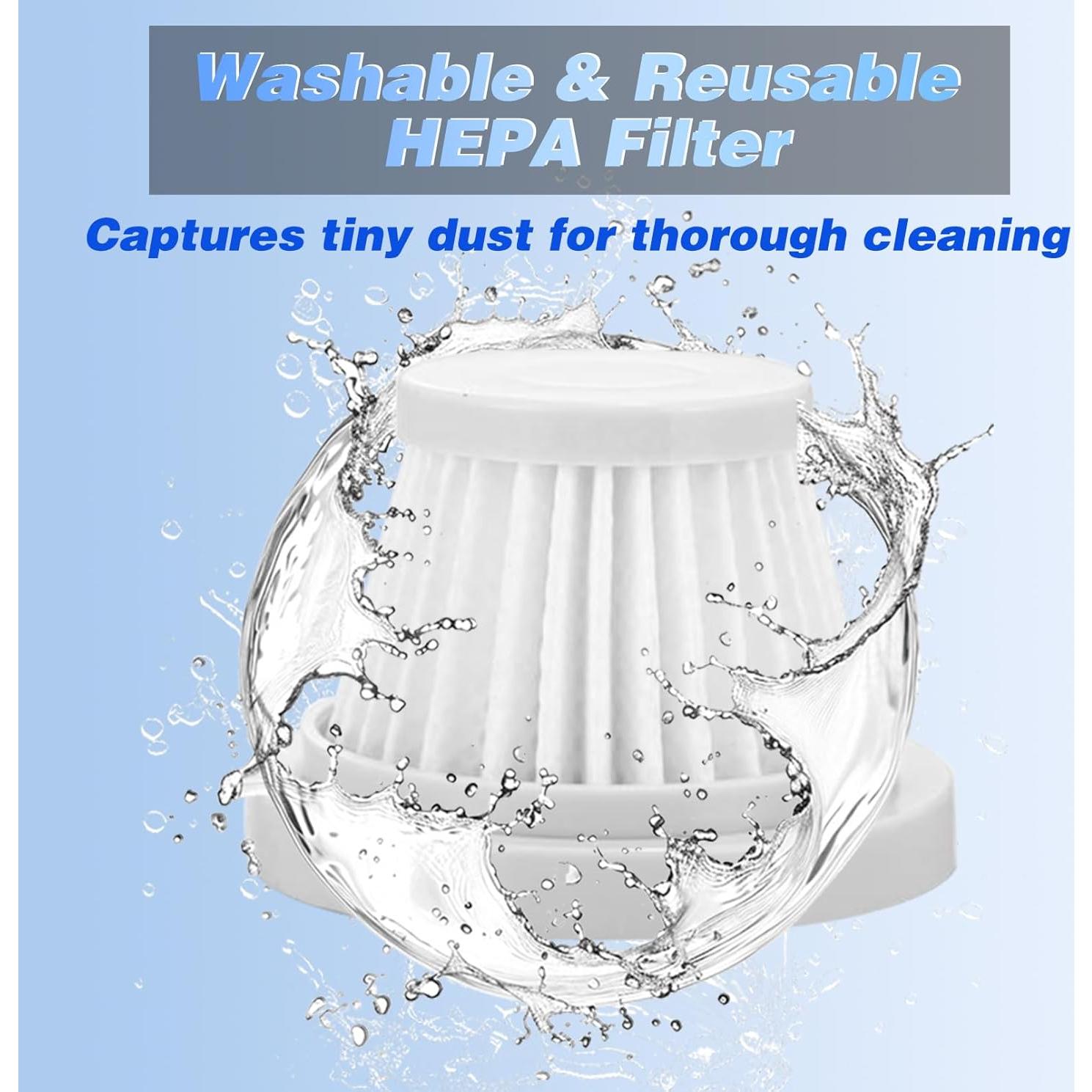 Aspiradora de Mano Inalámbrica Ecoflick QZ 12000PA 4 en 1