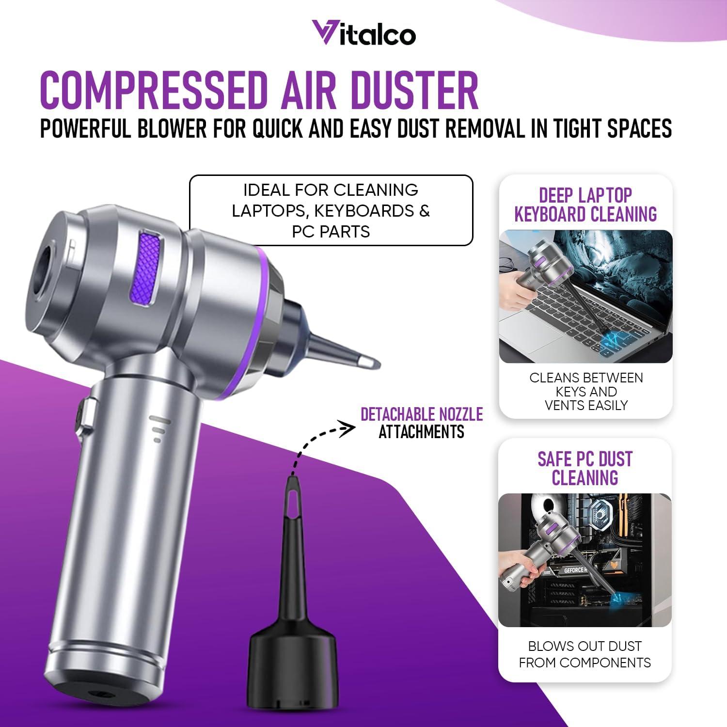 Aspiradora de Mano Inalámbrica Vitalco 3481 18000PA 0.70kg