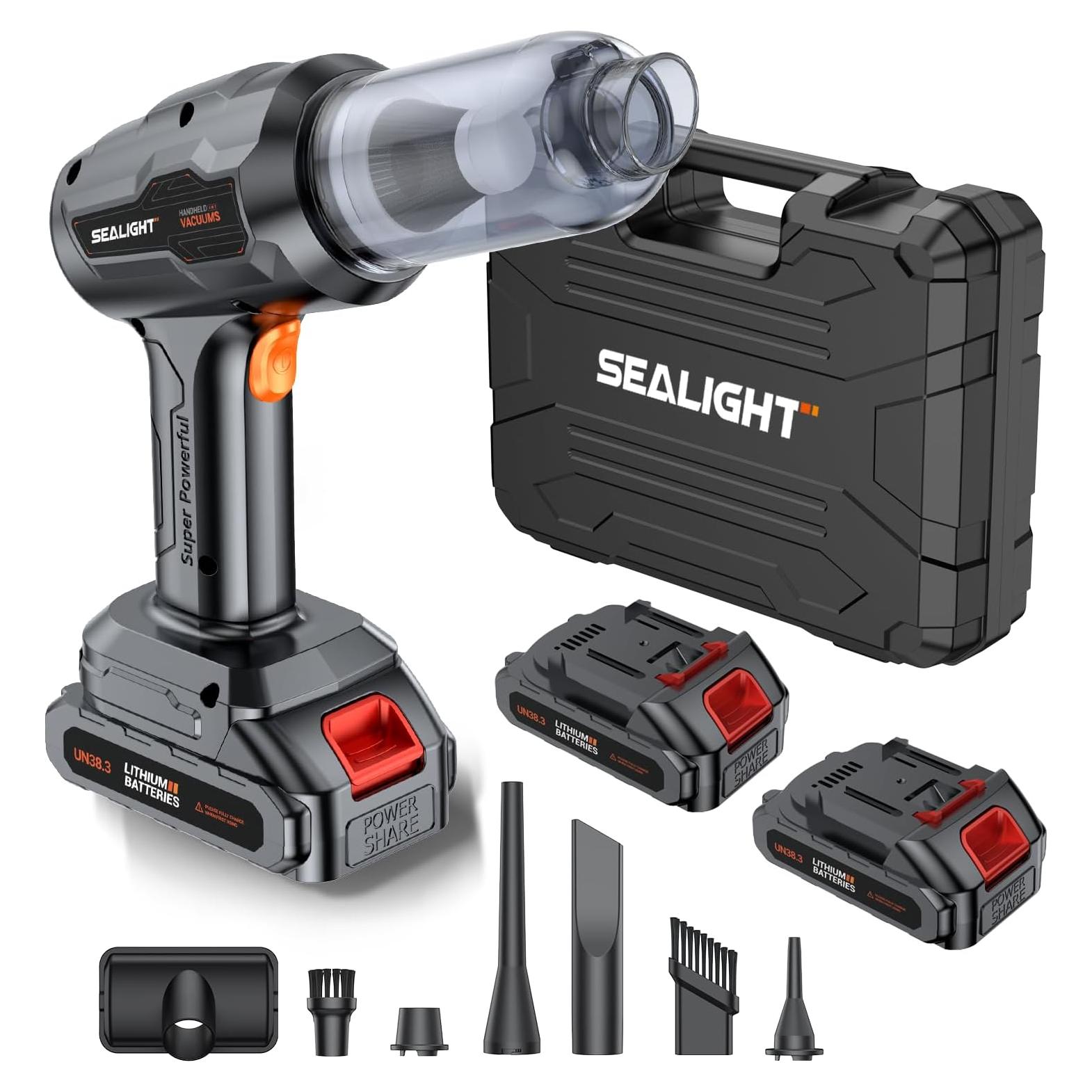 Aspiradora Portátil Inalámbrica SEALIGHT XX1 21000PA para Coche