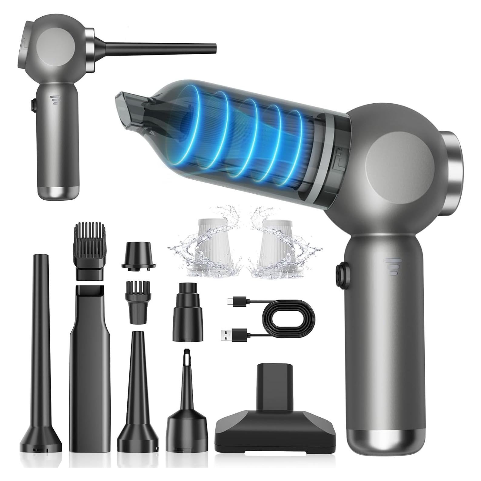 Aspiradora portátil HOMIGIFTY sw-102 120W 22000Pa sin cable