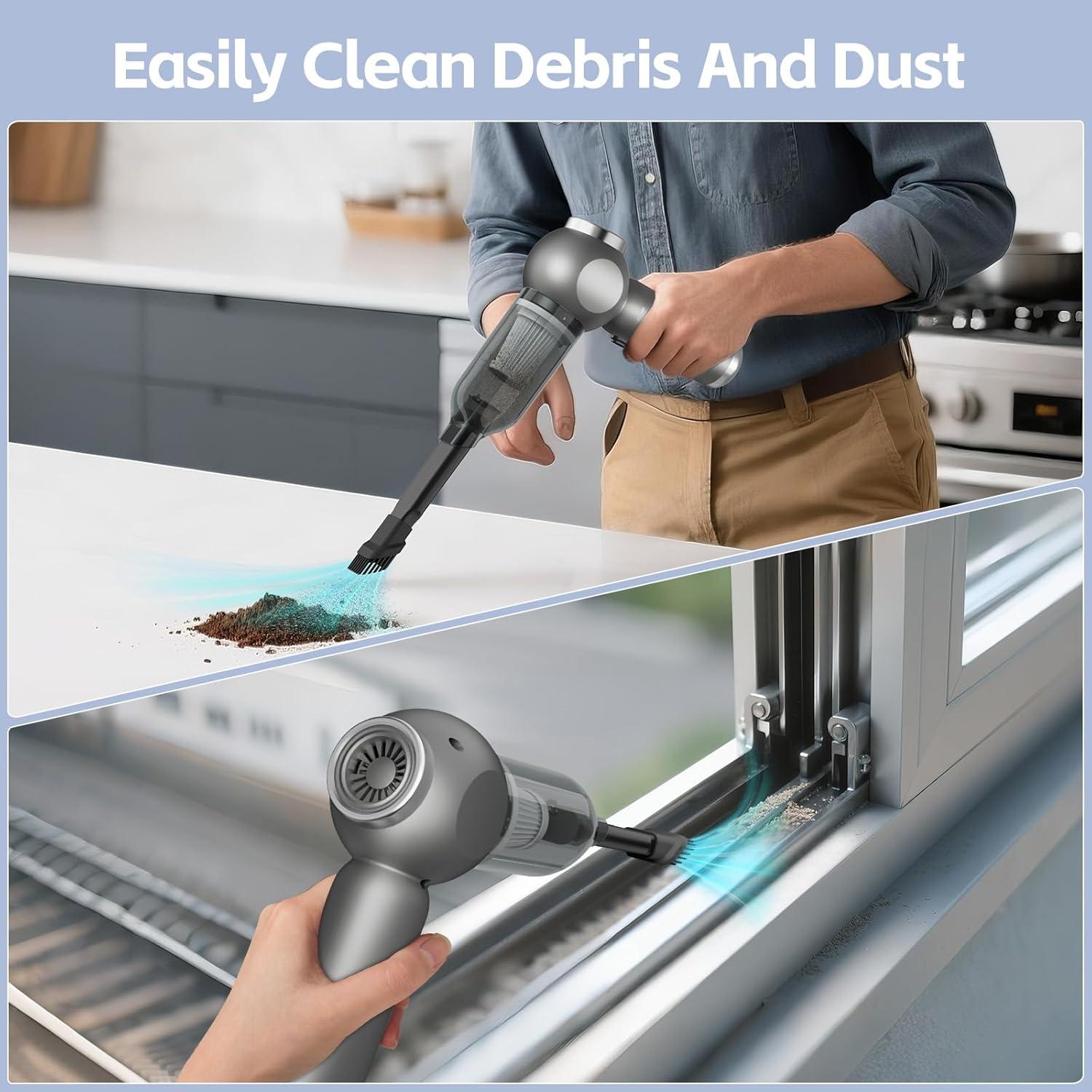 Aspiradora portátil HOMIGIFTY sw-102 120W 22000Pa sin cable