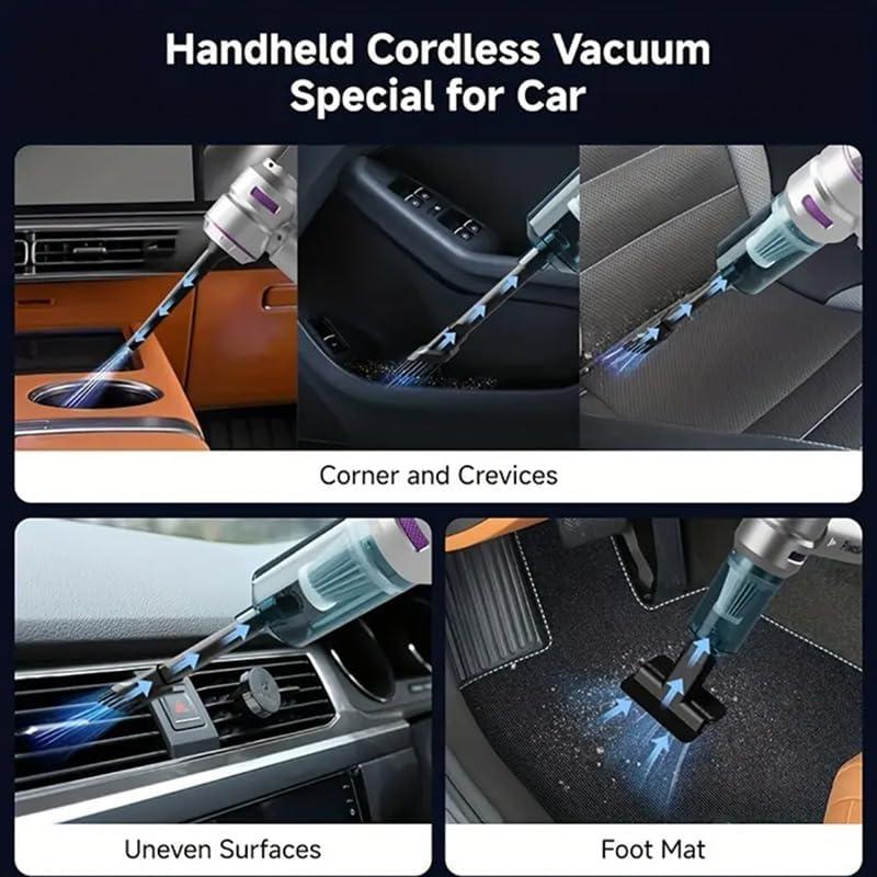 Aspiradora de Coche Portátil Genérico 4 en 1 16000Pa 100W