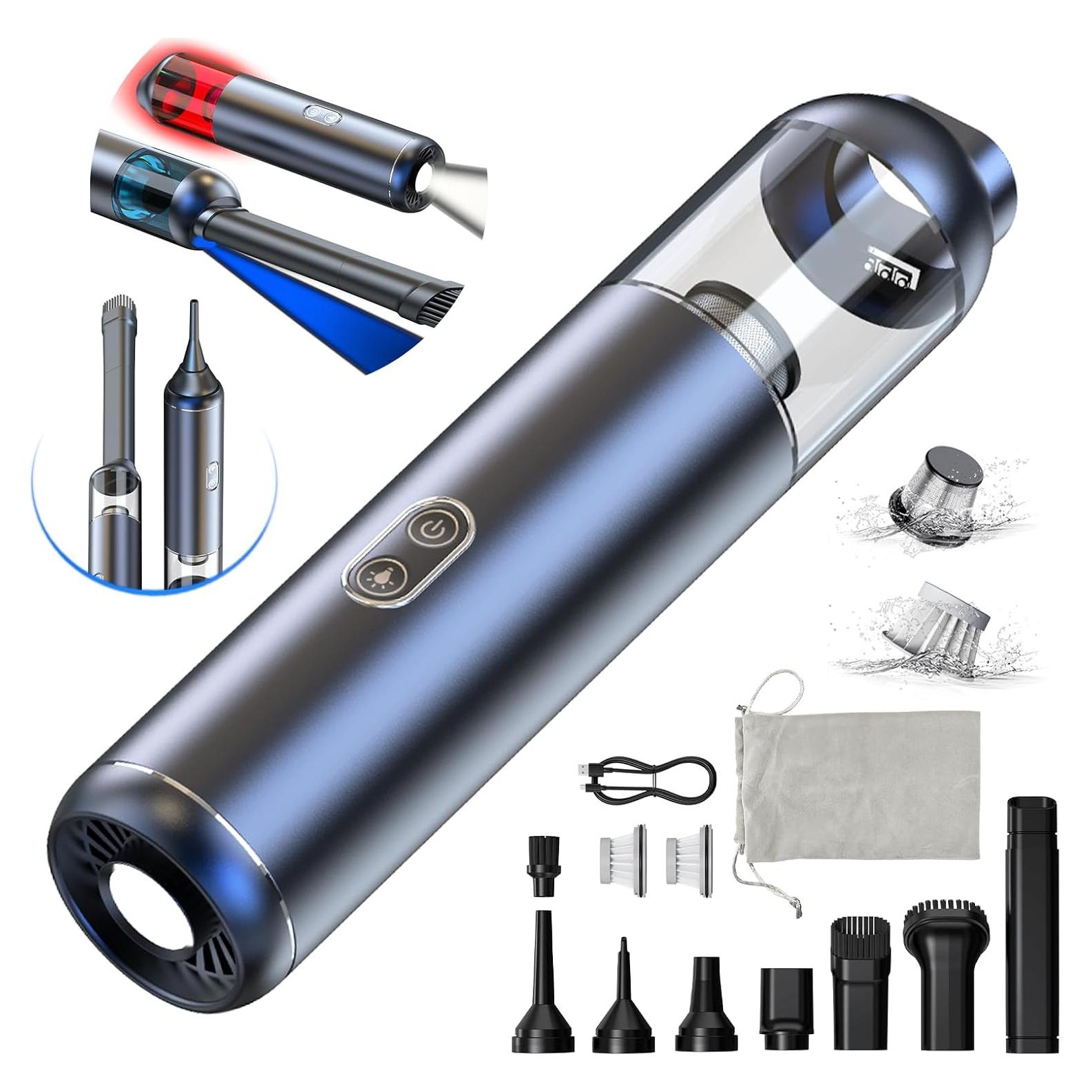 Aspiradora de Coche Portátil JOULPOUZA 14000Pa Sin Cable