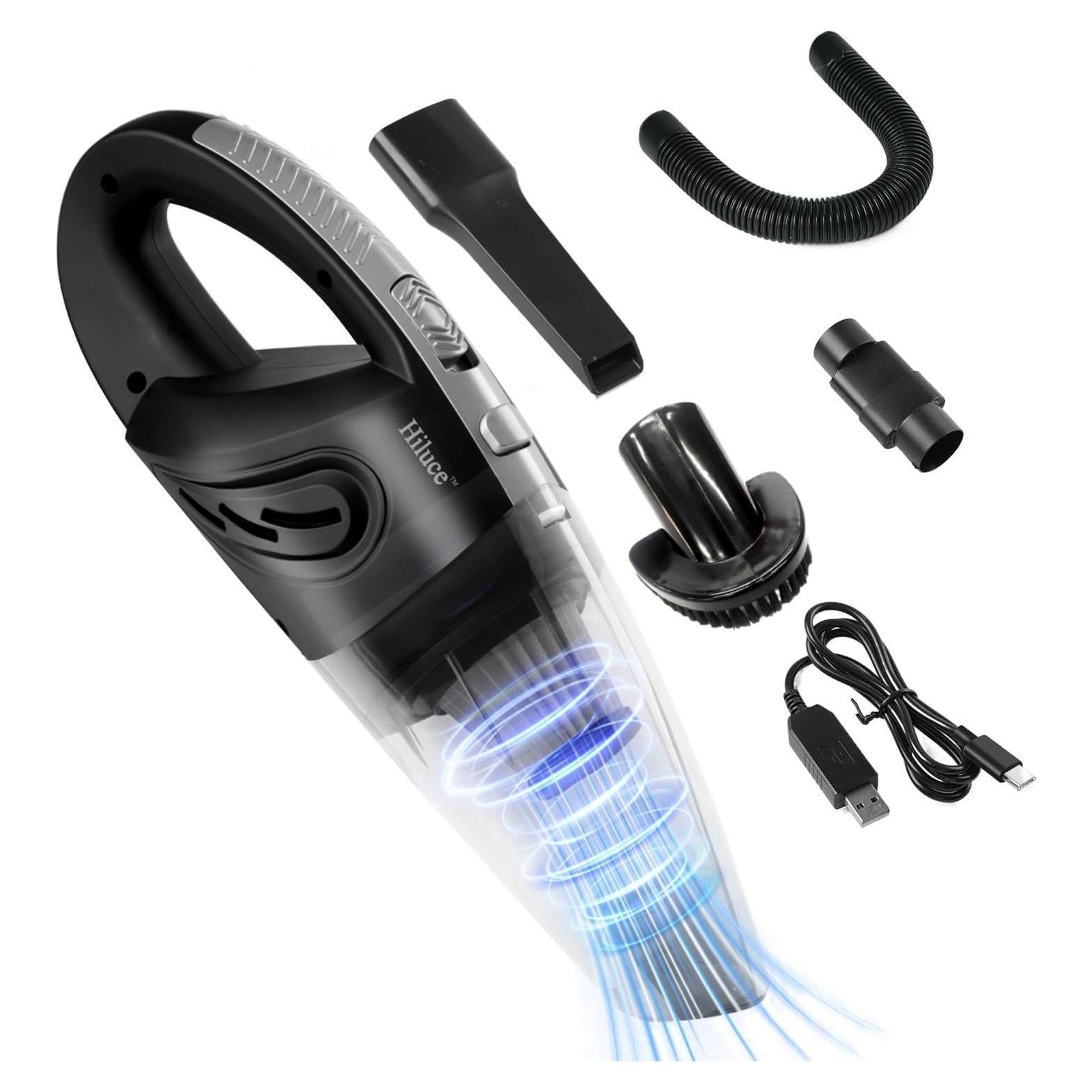 Aspiradora de Coche Hiluce R-6053 Inalámbrica 120W HEPA