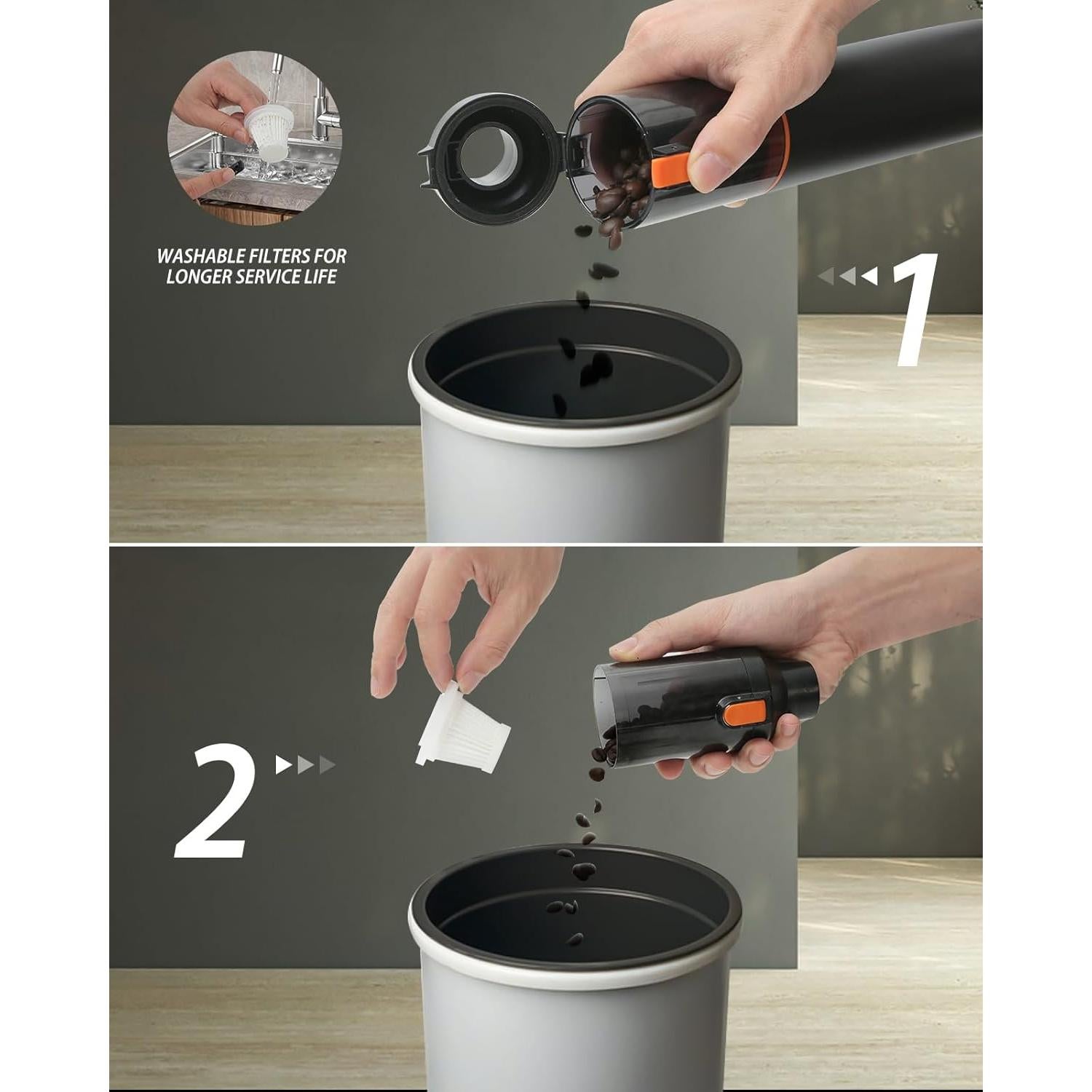 Aspiradora de Mano Inalámbrica NIMBLYTECH 19000Pa 2 en 1