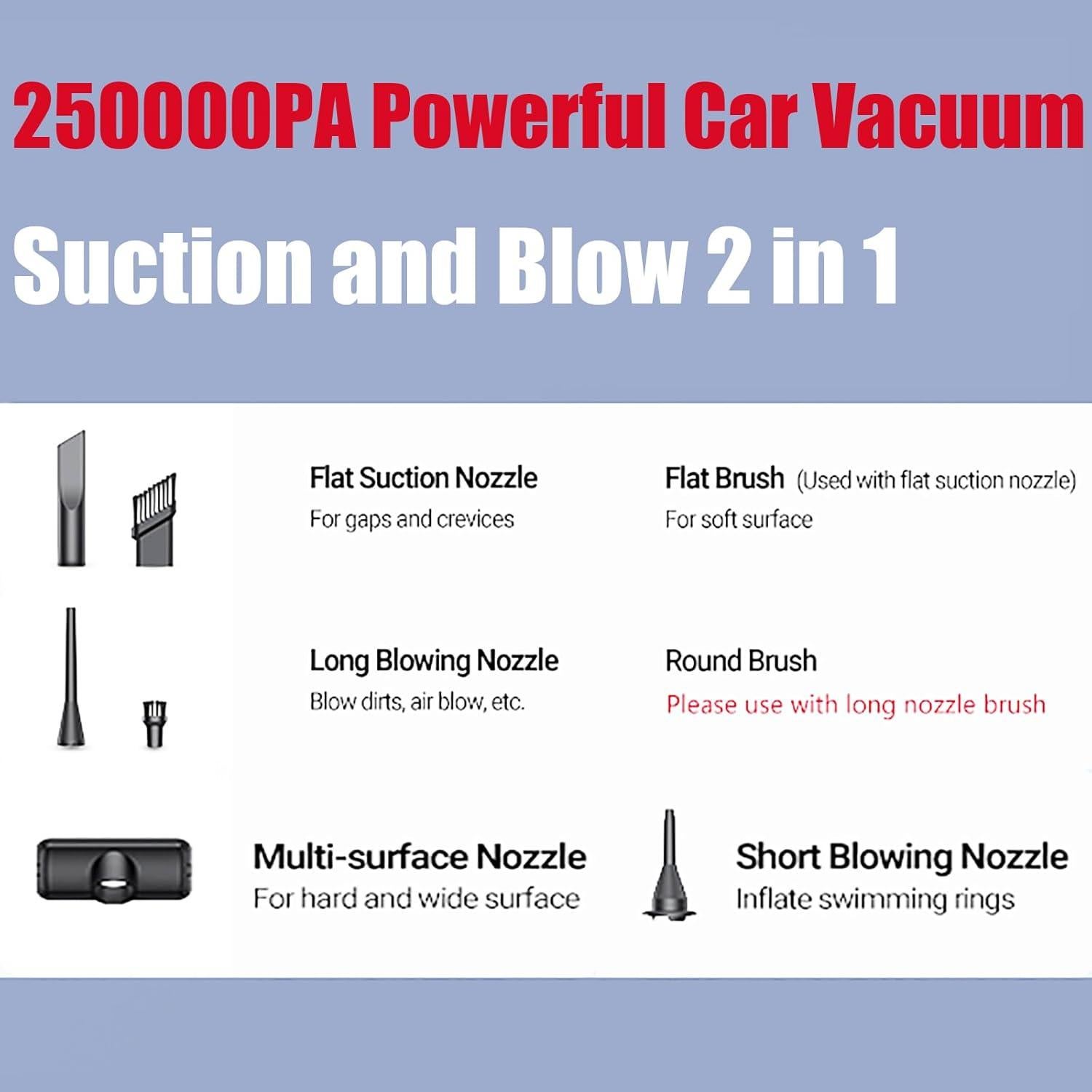 Aspiradora de Mano Runful MD-16 25000PA 4000mAh Inalámbrica