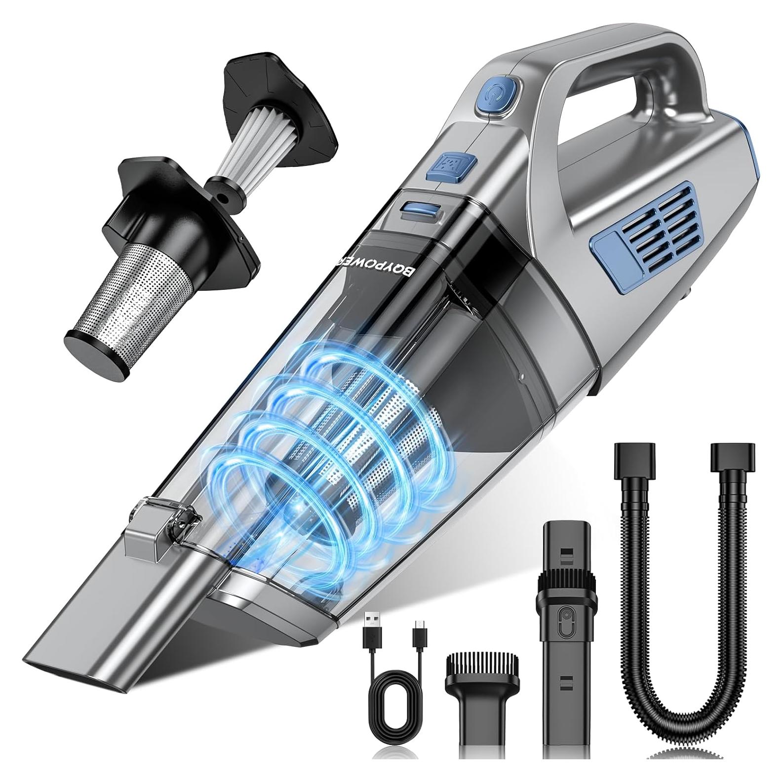 Aspiradora de Mano BQYPOWER 16000PA Inalámbrica Recargable