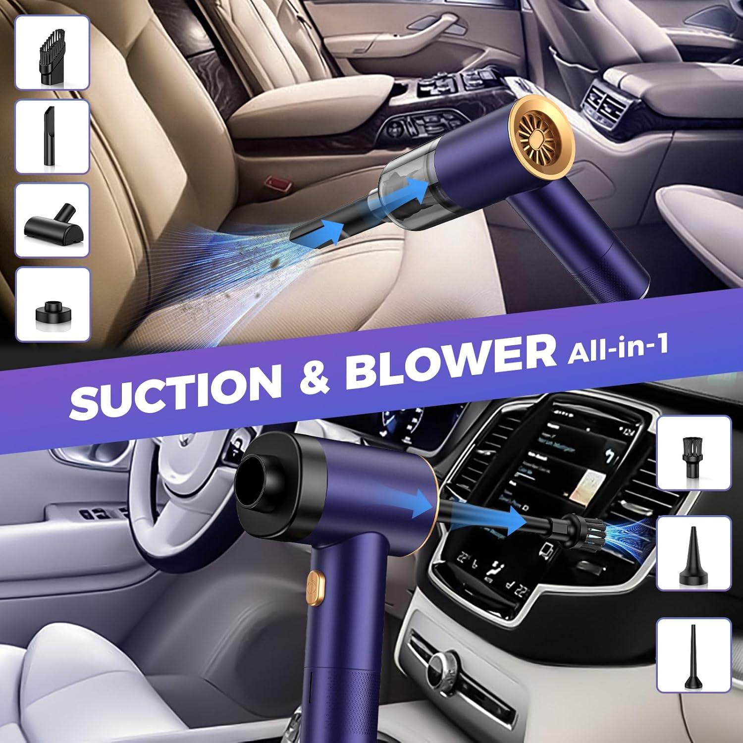 Aspiradora de Mano Inalámbrica Vizeusvac RT-801Pro 18000Pa