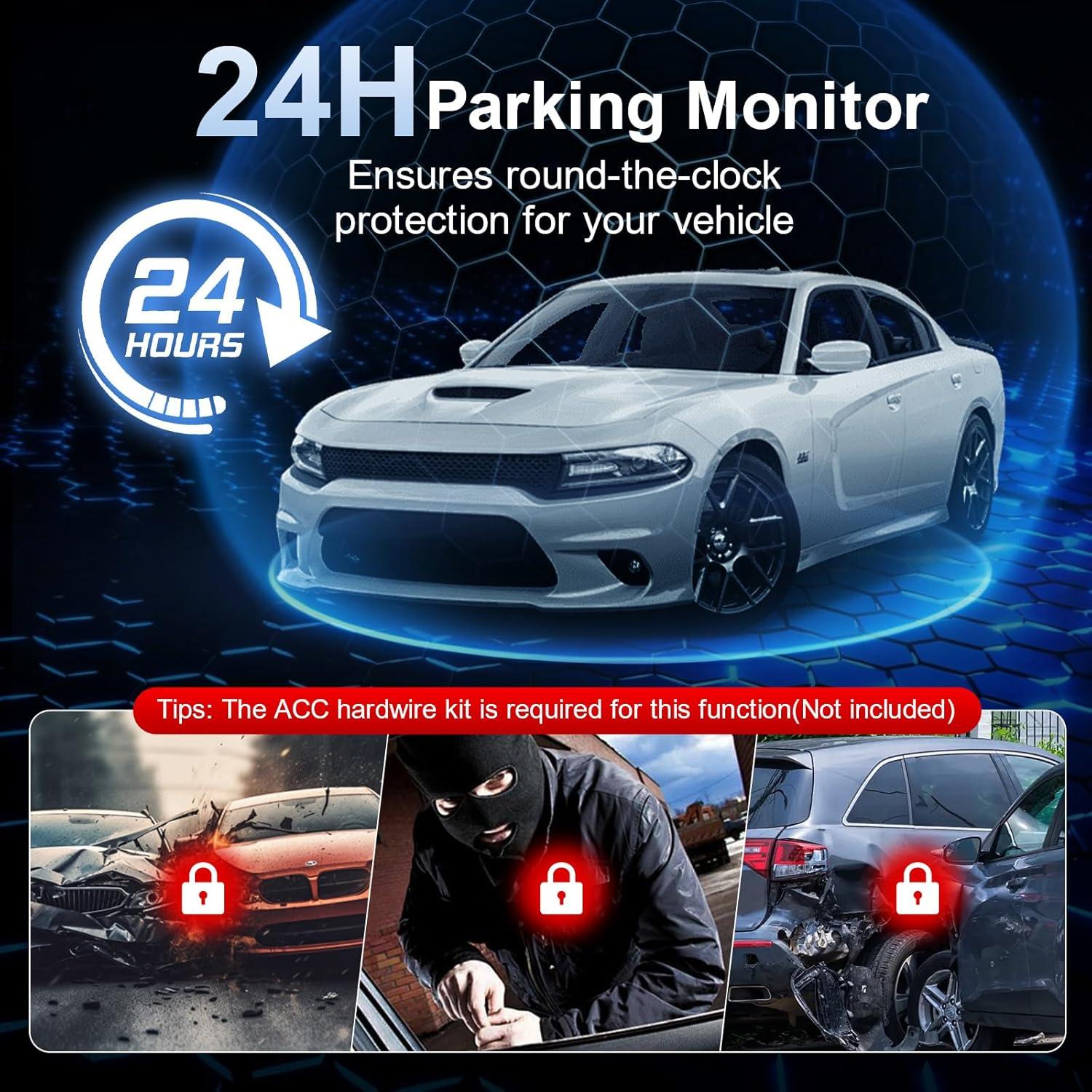 Cámara de Tablero IusZup ZD59 4K Triple 320° GPS WiFi 32GB