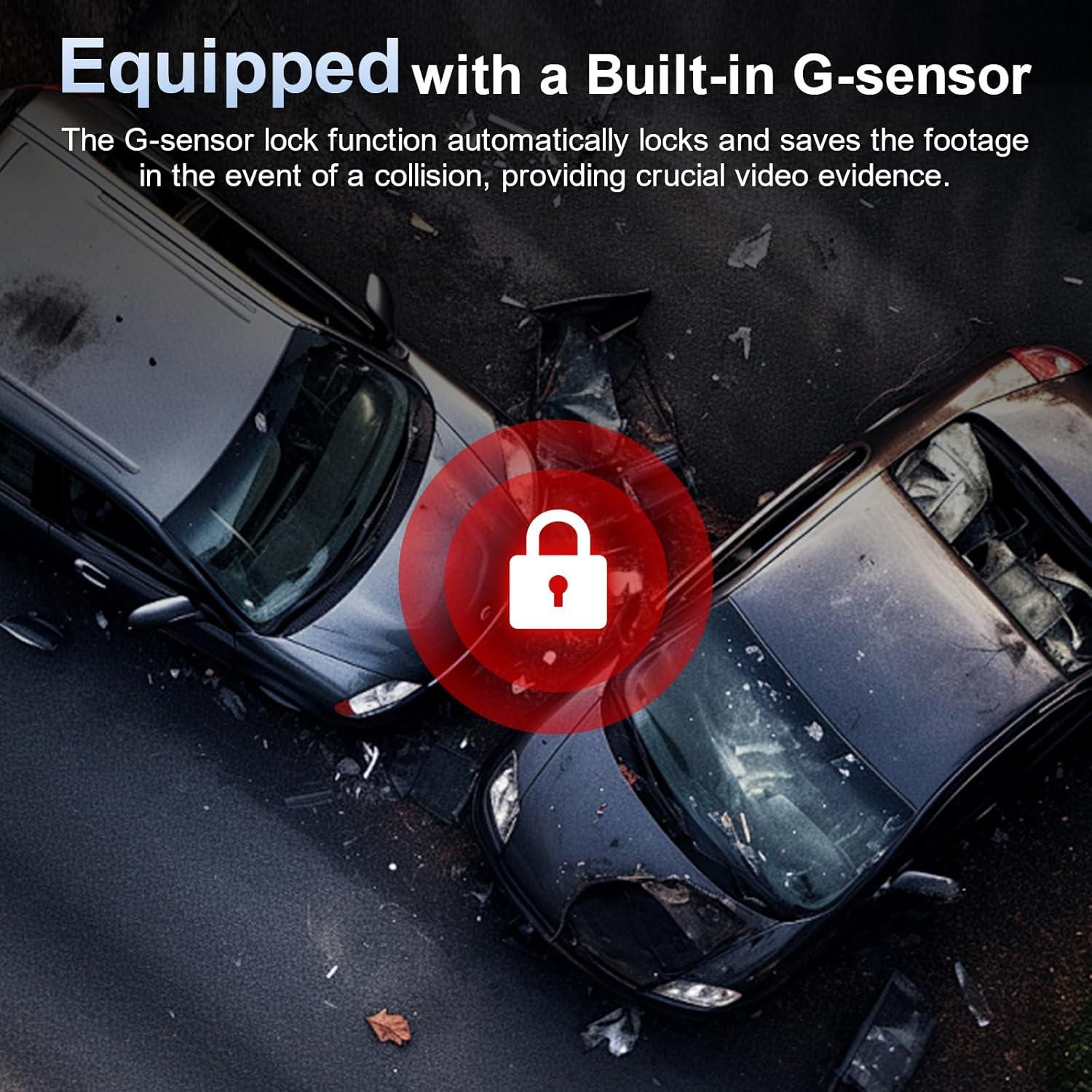 Cámara de Tablero IusZup ZD59 4K Triple 320° GPS WiFi 32GB