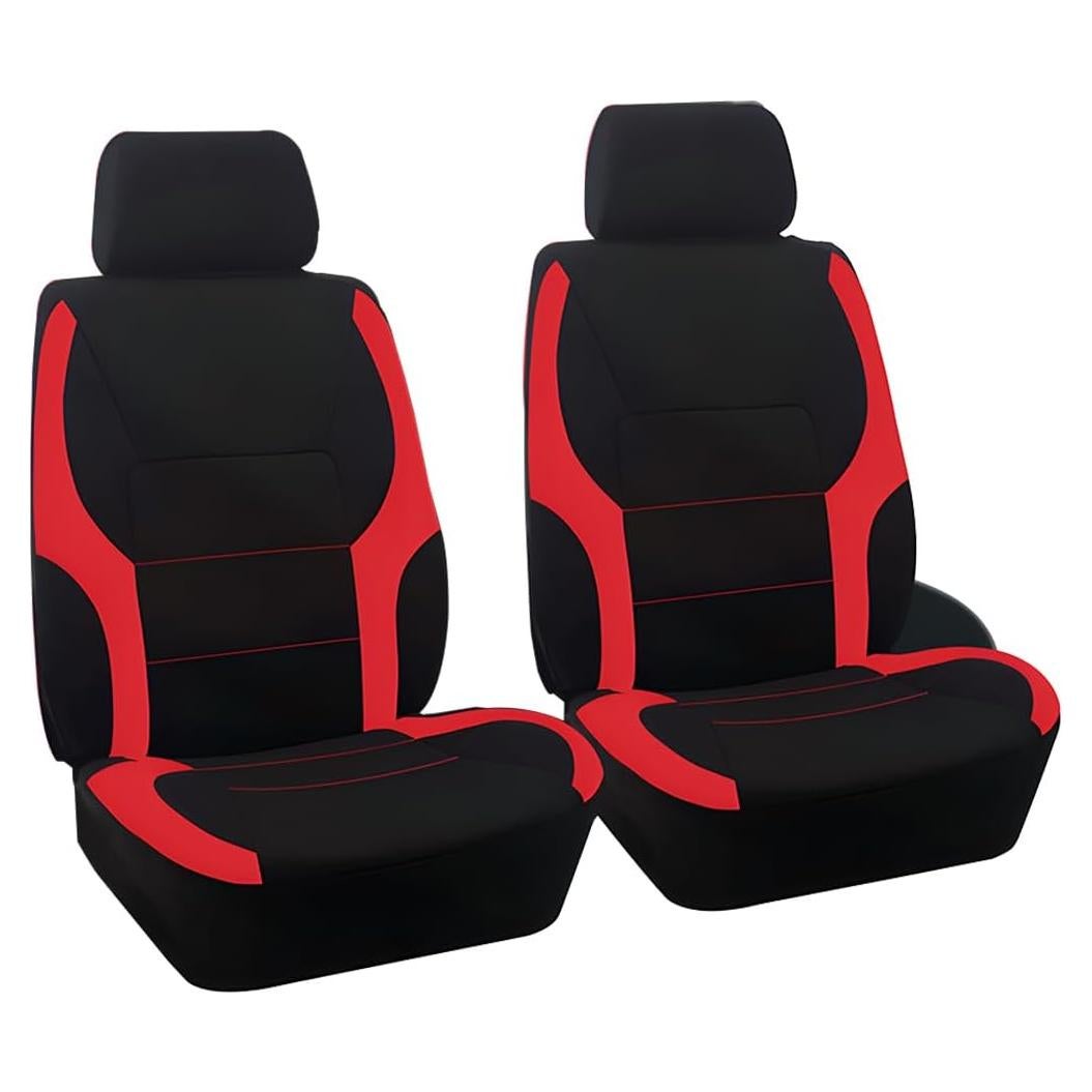 Fundas de Asiento Delantero Mandark Rojo, Impermeables y Transpirables