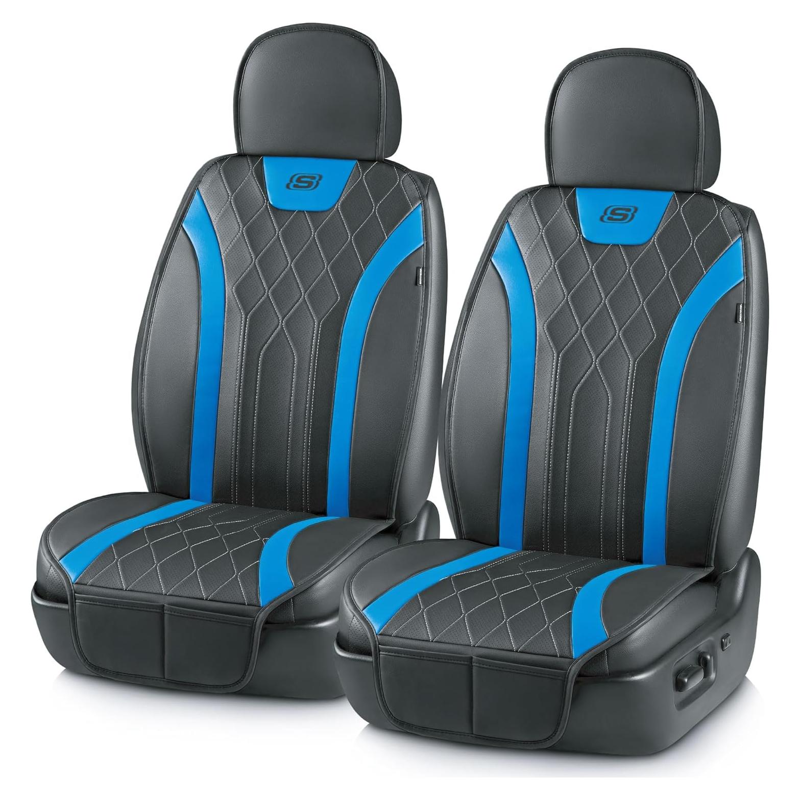 Funda de Asiento de Coche Skechers MAX Cushioning Azul 2 Piezas