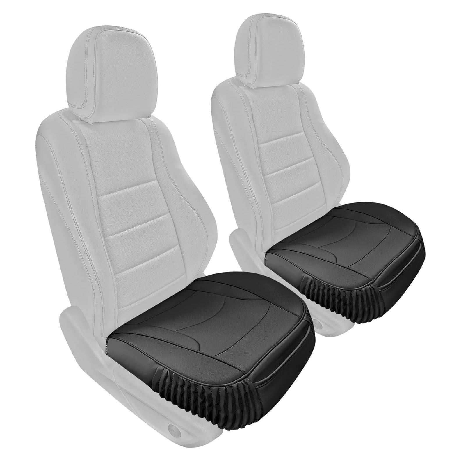 Cojines de Asiento de Coche FH Group PU Negro - Juego de 2
