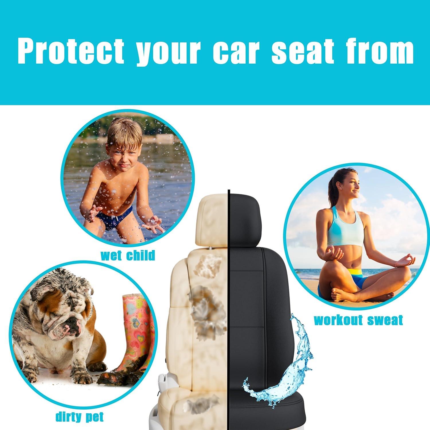 Fundas de Asiento Delantero YOVEEKLE Neopreno Antideslizantes