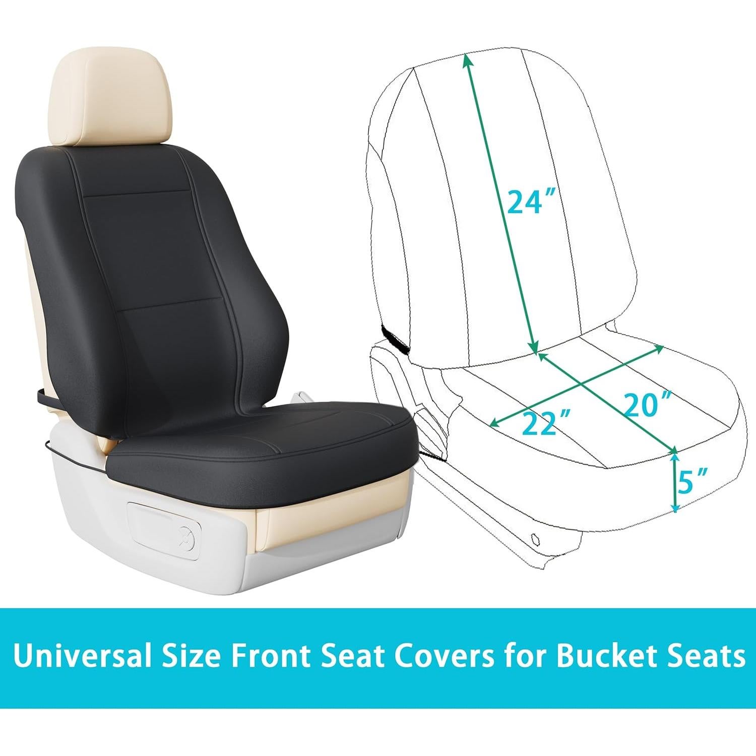 Fundas de Asiento Delantero YOVEEKLE Neopreno Antideslizantes