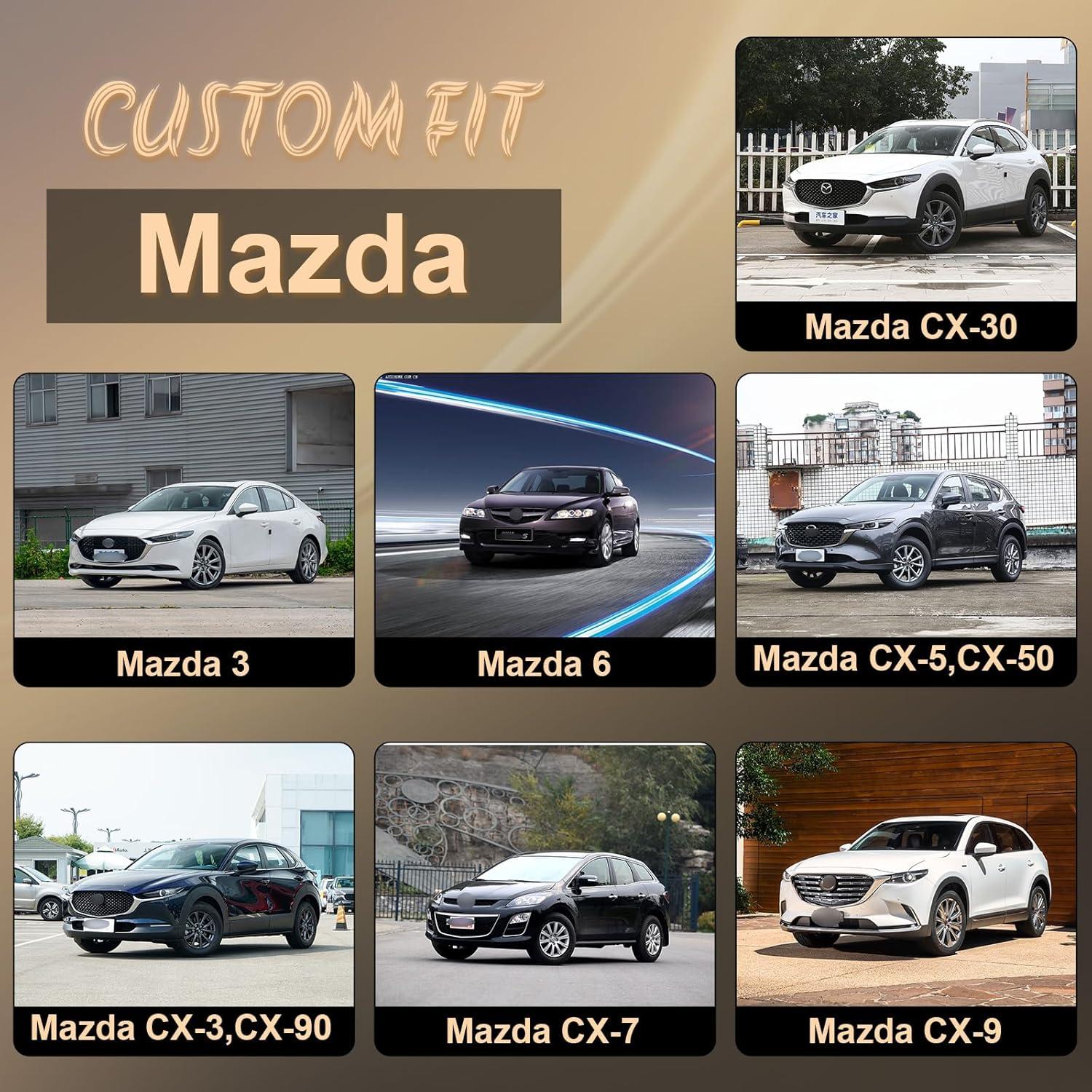 Fundas de Asiento Delantero Joy Forserve para Mazda 3 6 CX-5 CX-9