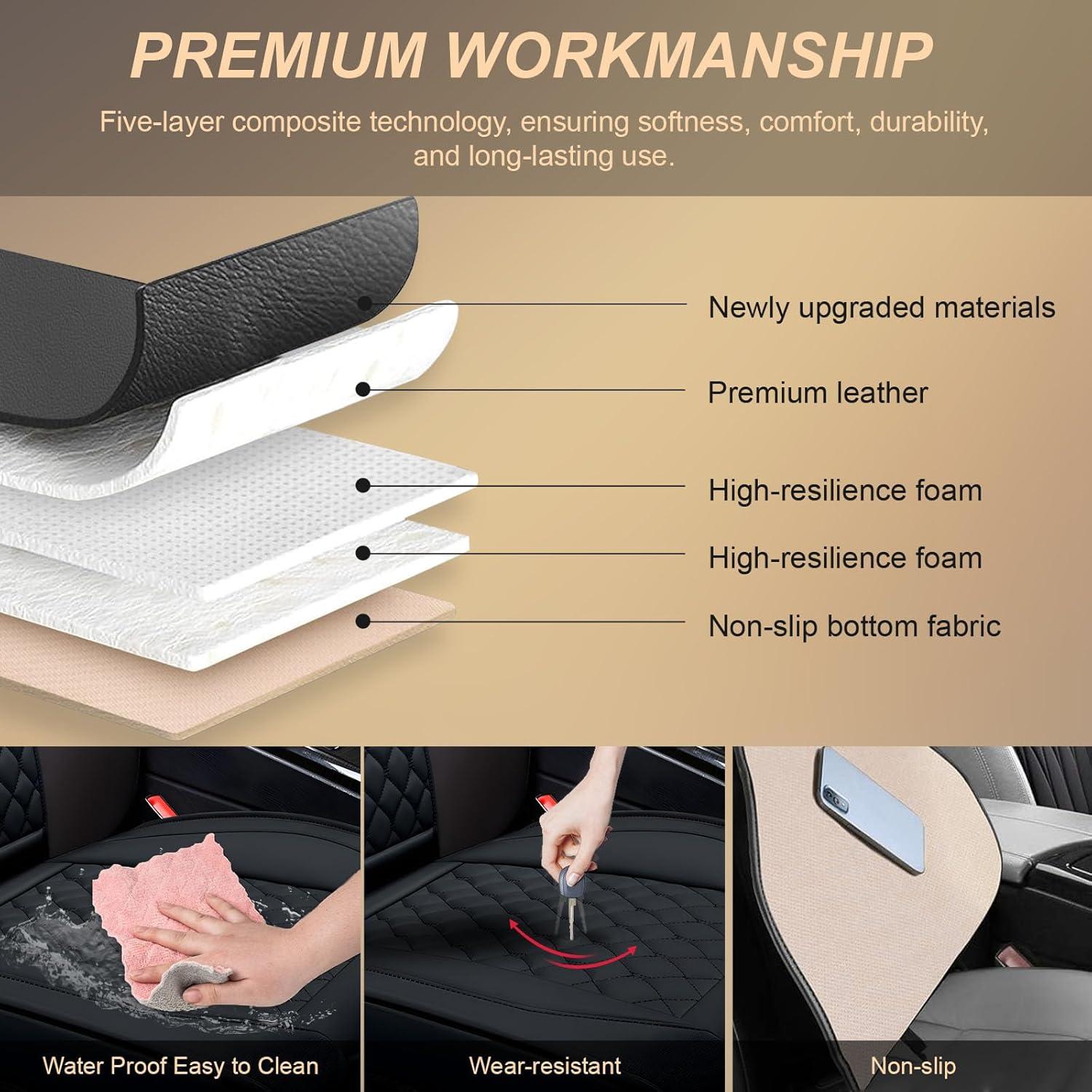 Fundas de Asiento Delantero Joy Forserve para Mazda 3 6 CX-5 CX-9