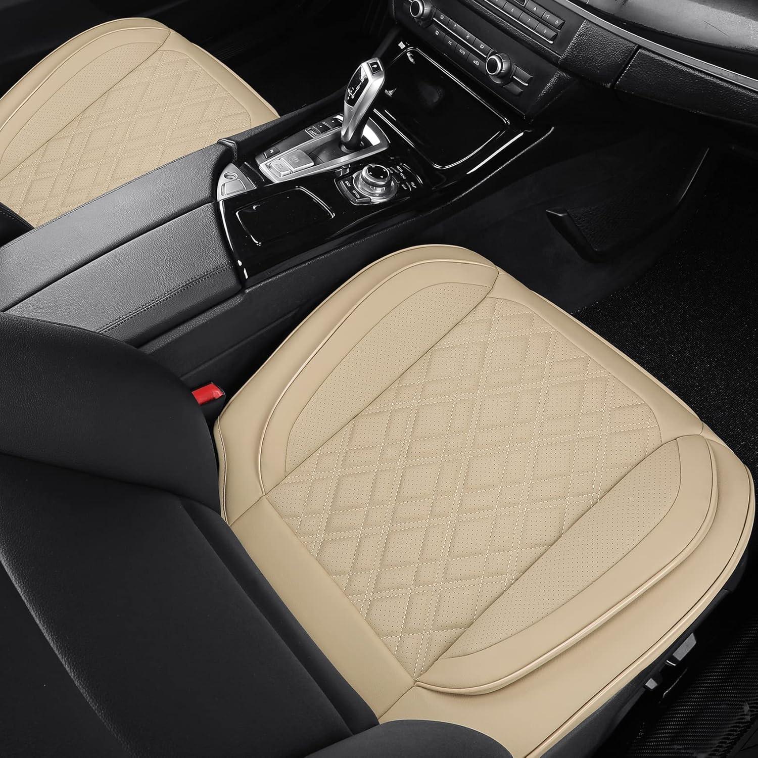 Funda de Asiento de Coche EifBrisa Beige Universal 2 Piezas