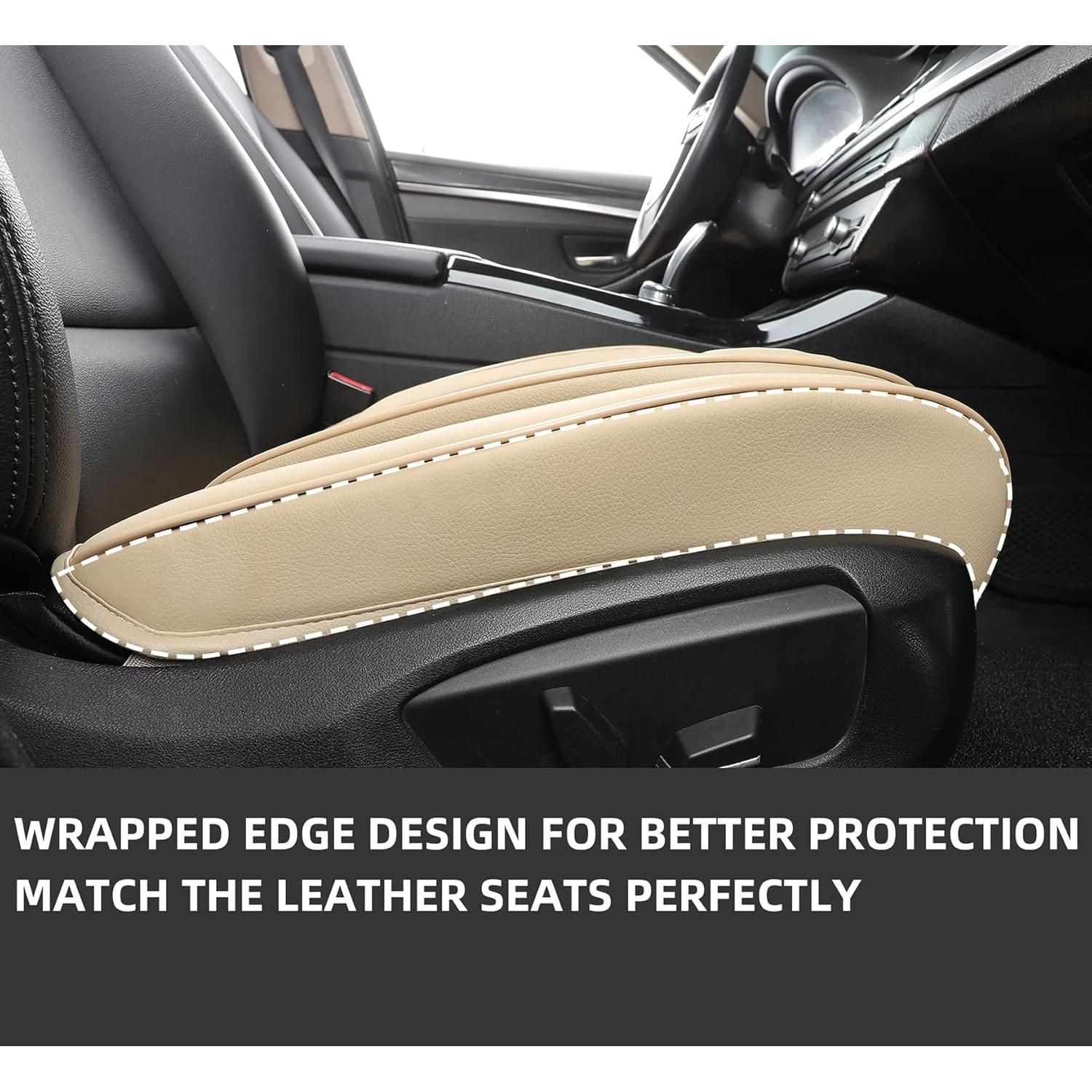 Funda de Asiento de Coche EifBrisa Beige Universal 2 Piezas