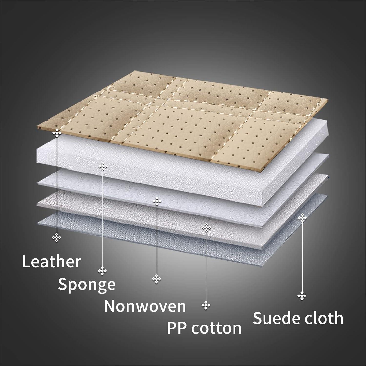 Funda de Asiento de Coche EifBrisa Beige Universal 2 Piezas