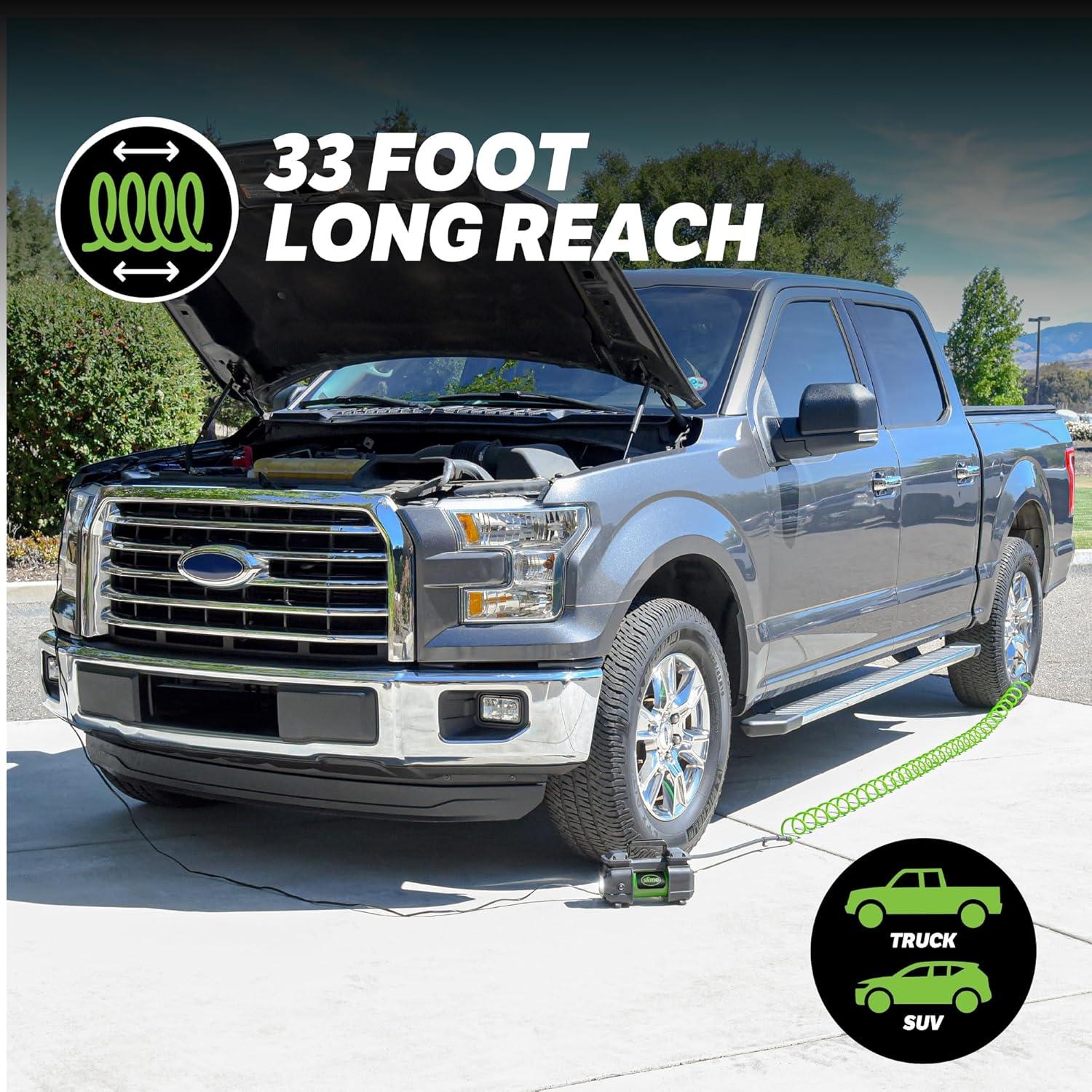 Inflador de Neumáticos Slime 40026 Doble Cilindro 12V