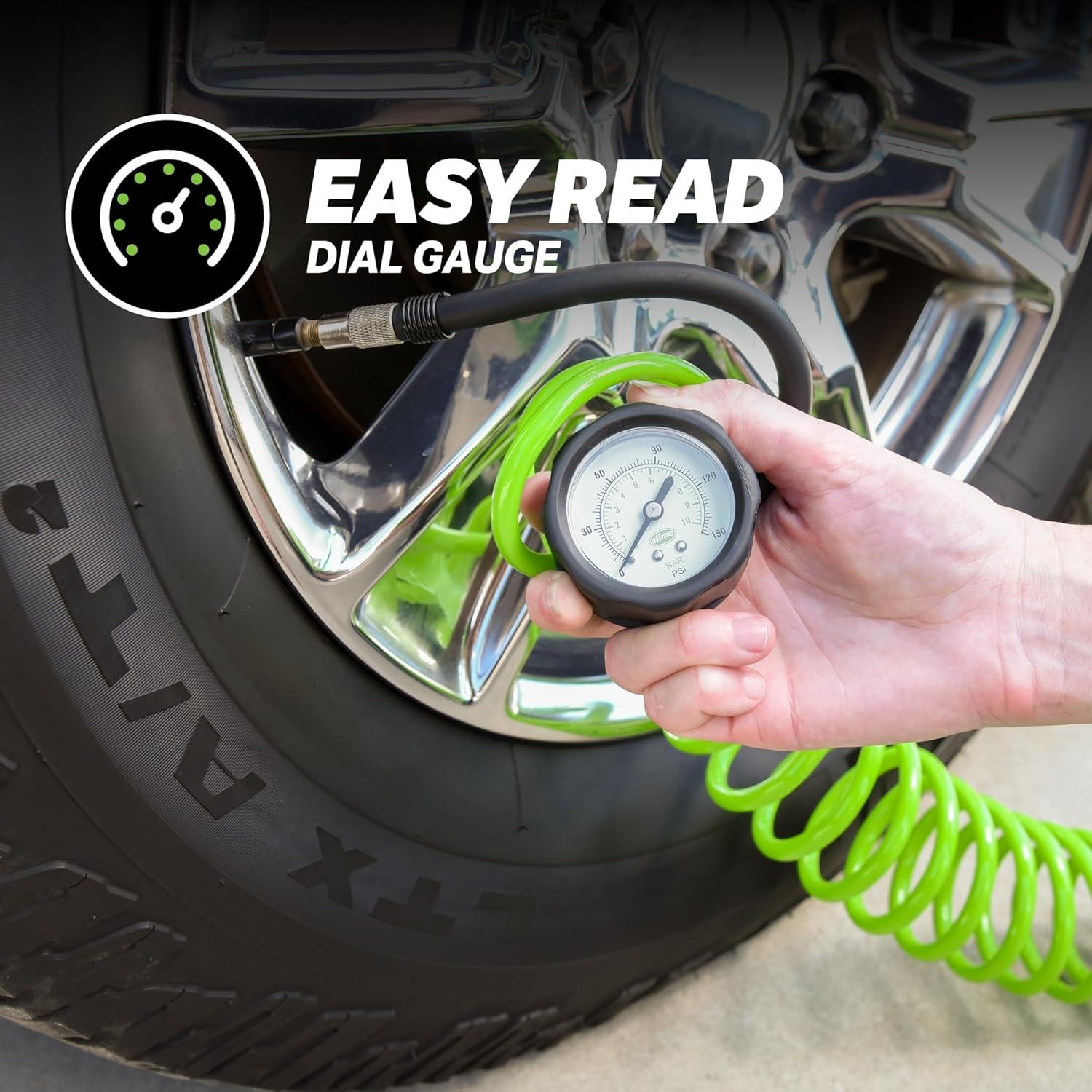 Inflador de Neumáticos Slime 40026 Doble Cilindro 12V