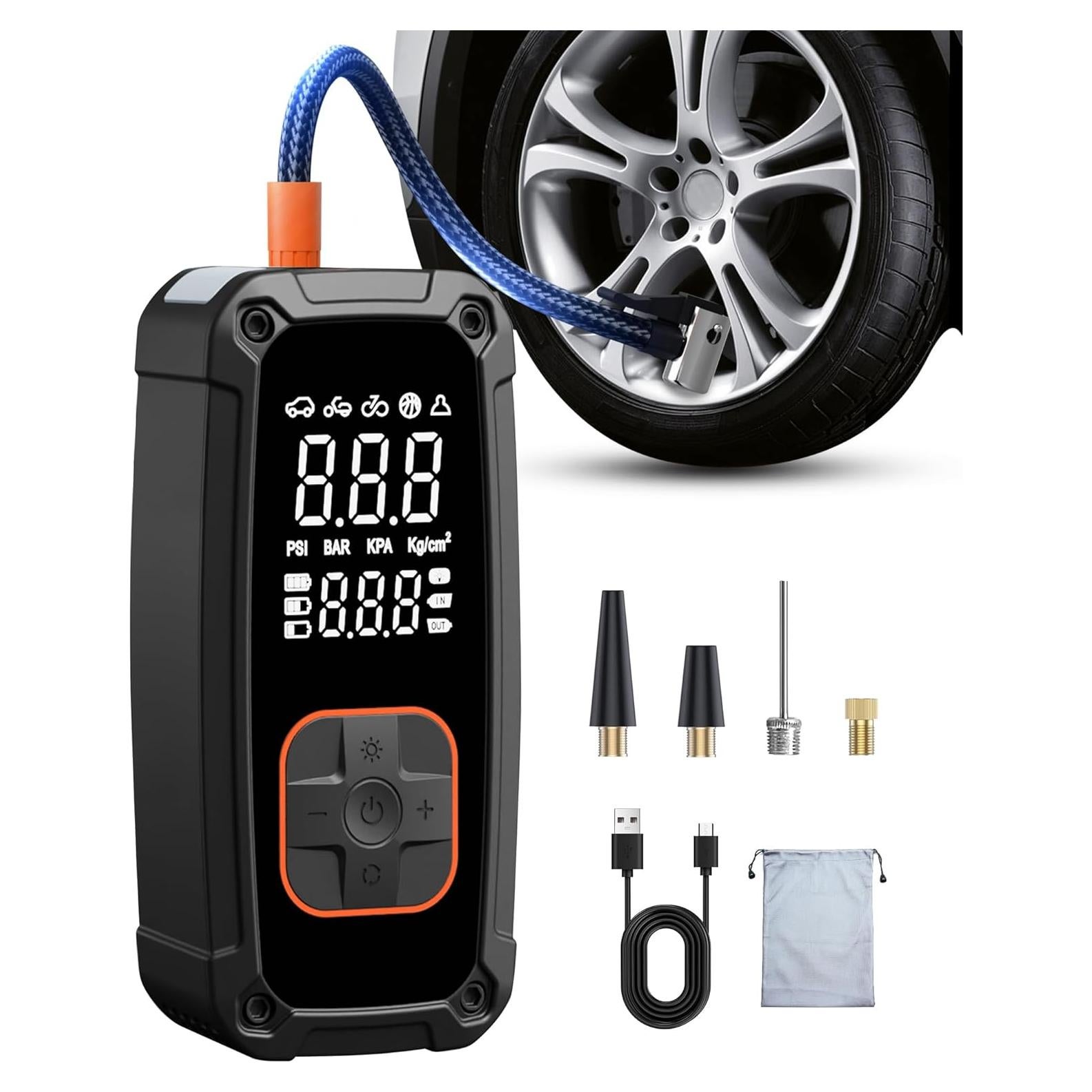 Compresor de Aire Portátil Lamfurart C85 150 PSI con LED