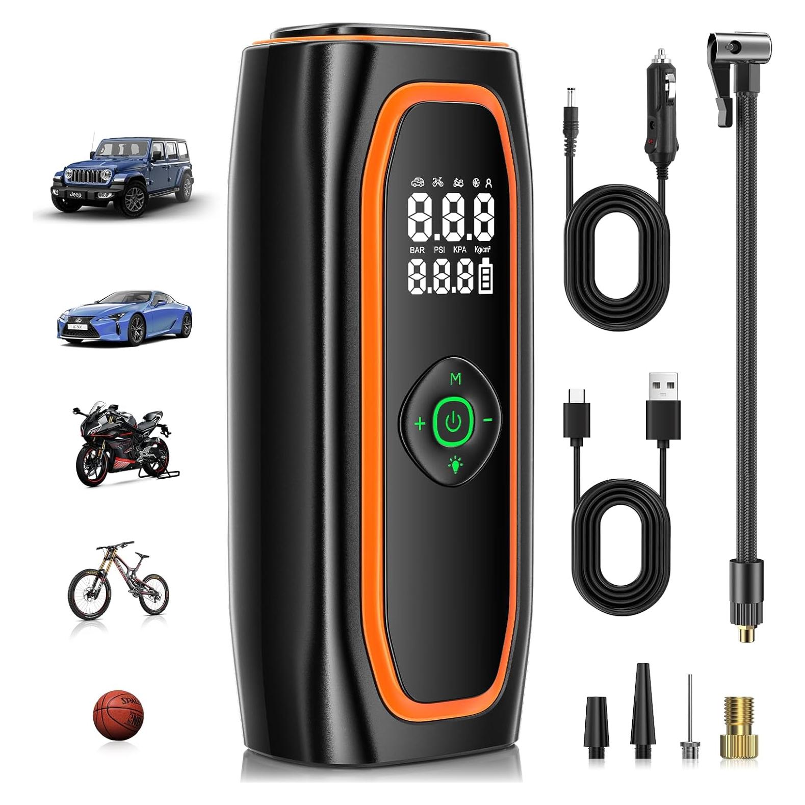 Compresor de Aire Portátil Syvenies 220 PSI Batería 26000mAh