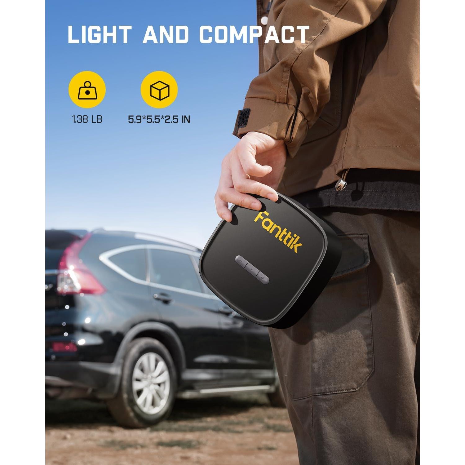 Compresor de Aire Portátil Fanttik X9 SE 12V para Neumáticos