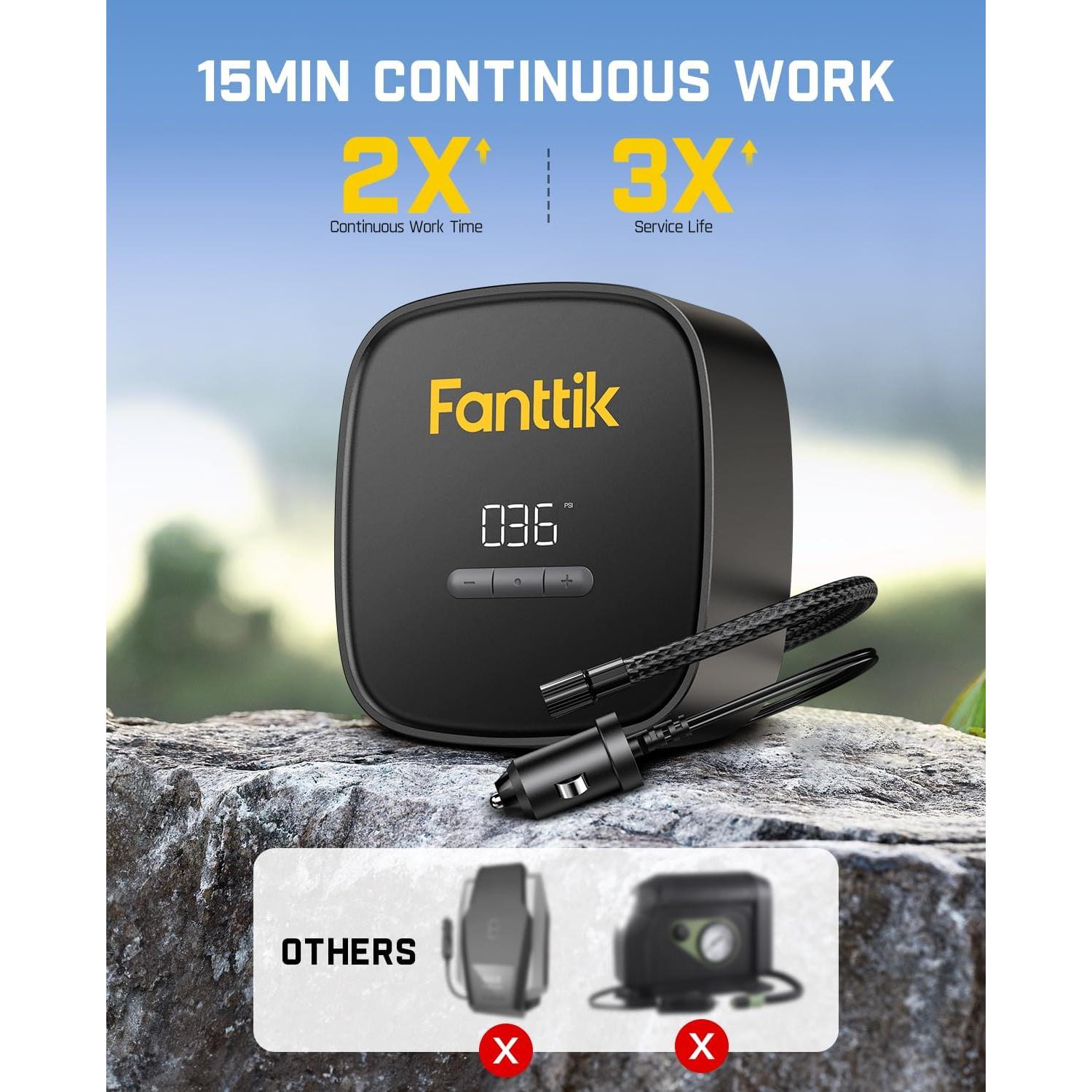 Compresor de Aire Portátil Fanttik X9 SE 12V para Neumáticos
