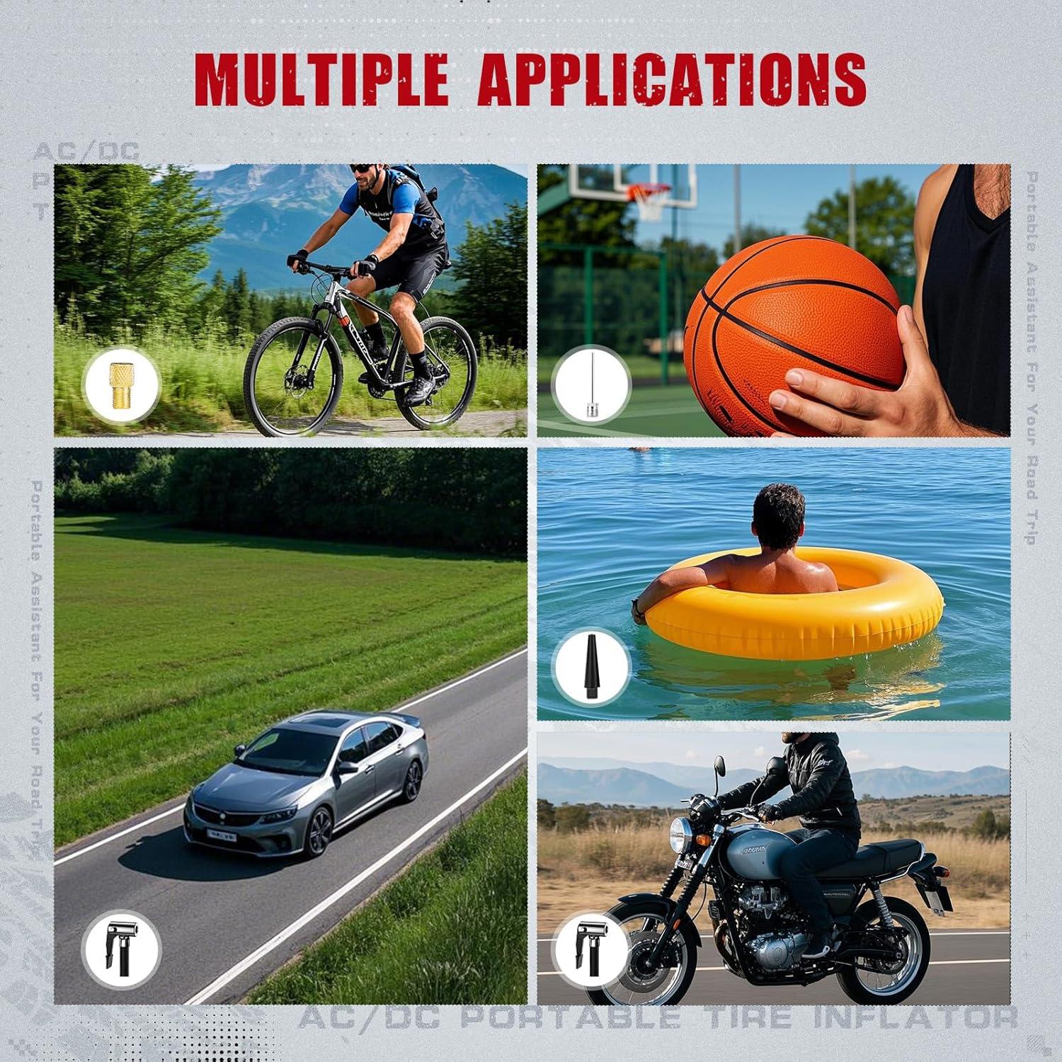 Compresor de Aire Portátil AVID POWER 12V/110V 25 LPM