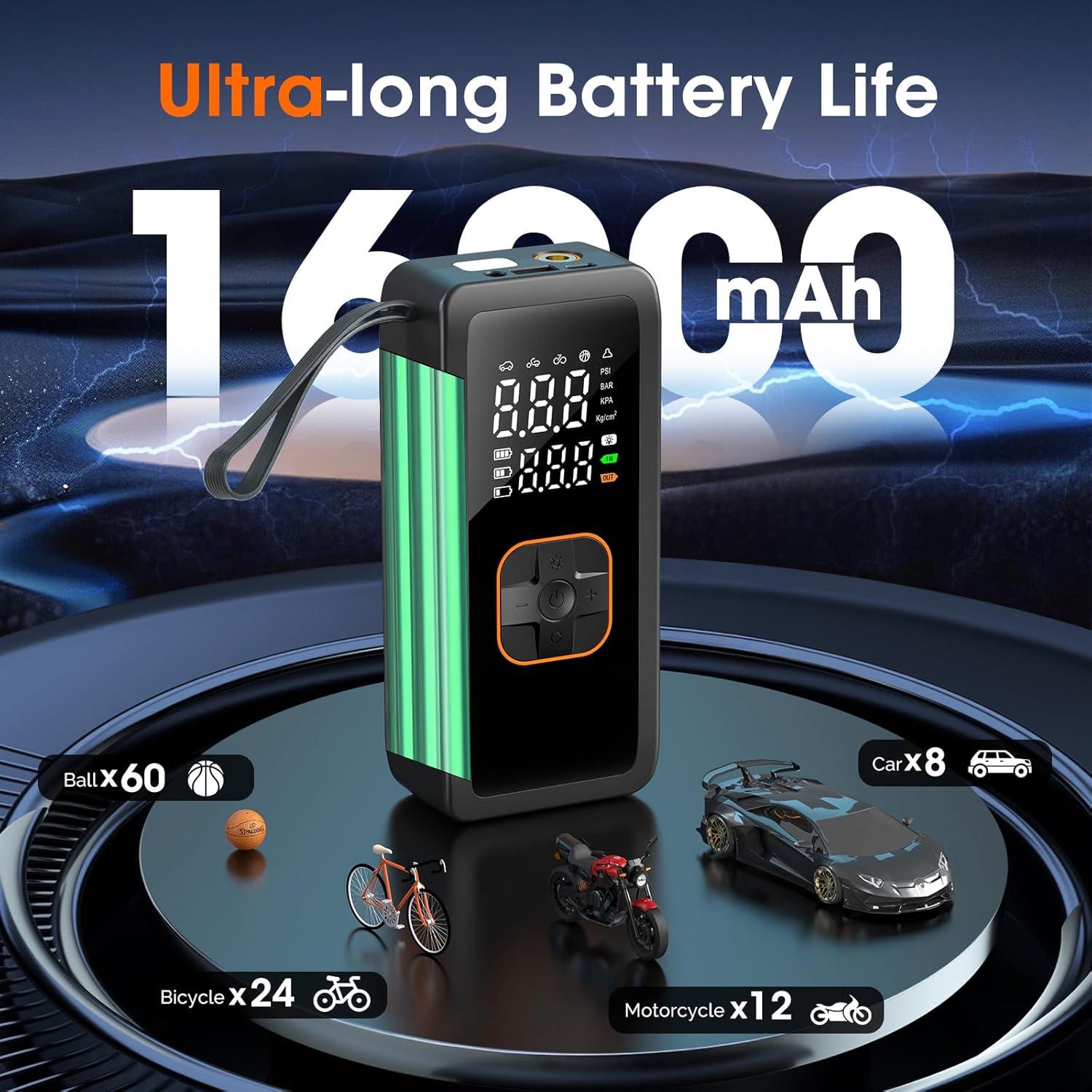 Compresor de Aire Portátil XIAOLANG CZK-DC03 150PSI Inalámbrico