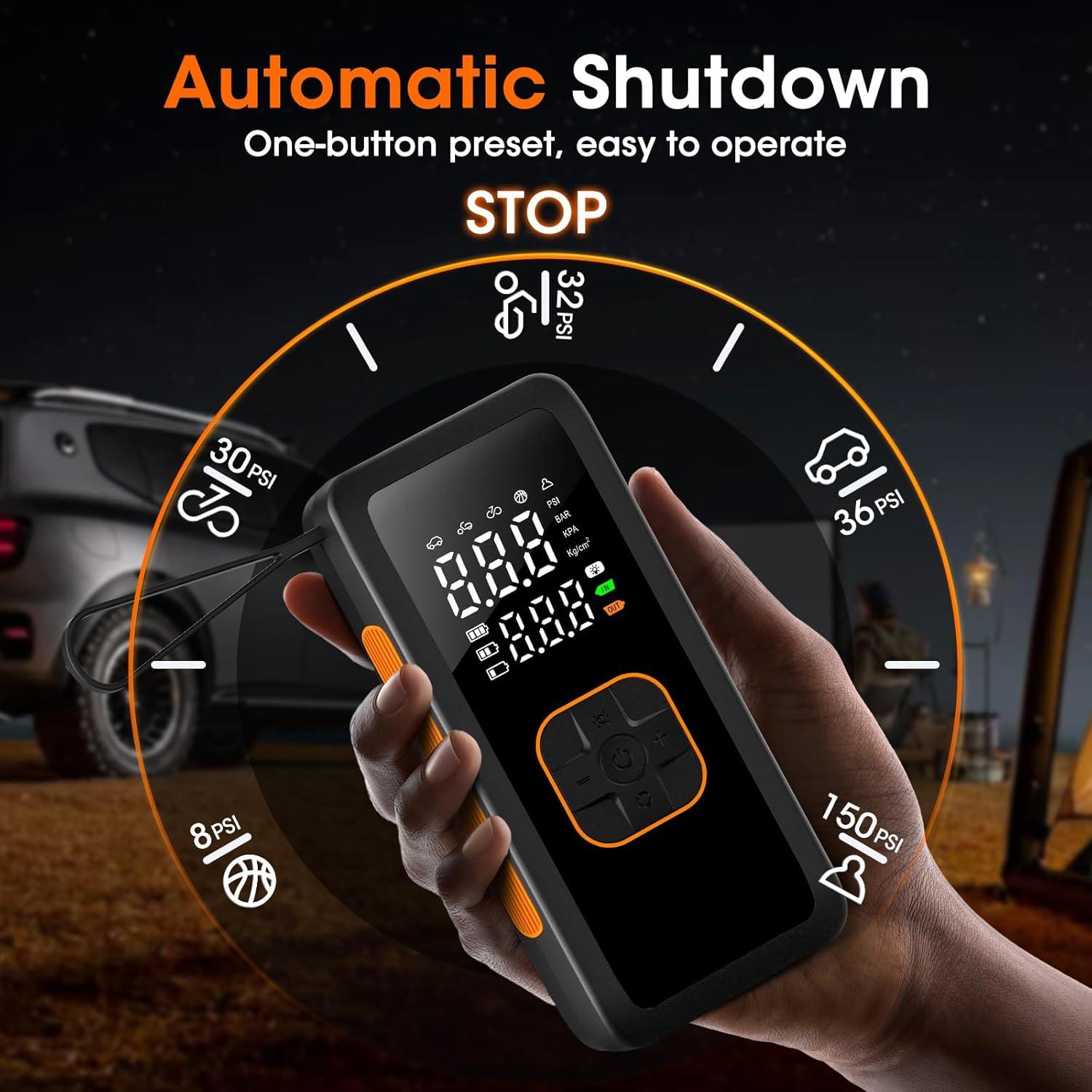 Compresor de Aire Portátil XIAOLANG CZK-DC03 150PSI Inalámbrico