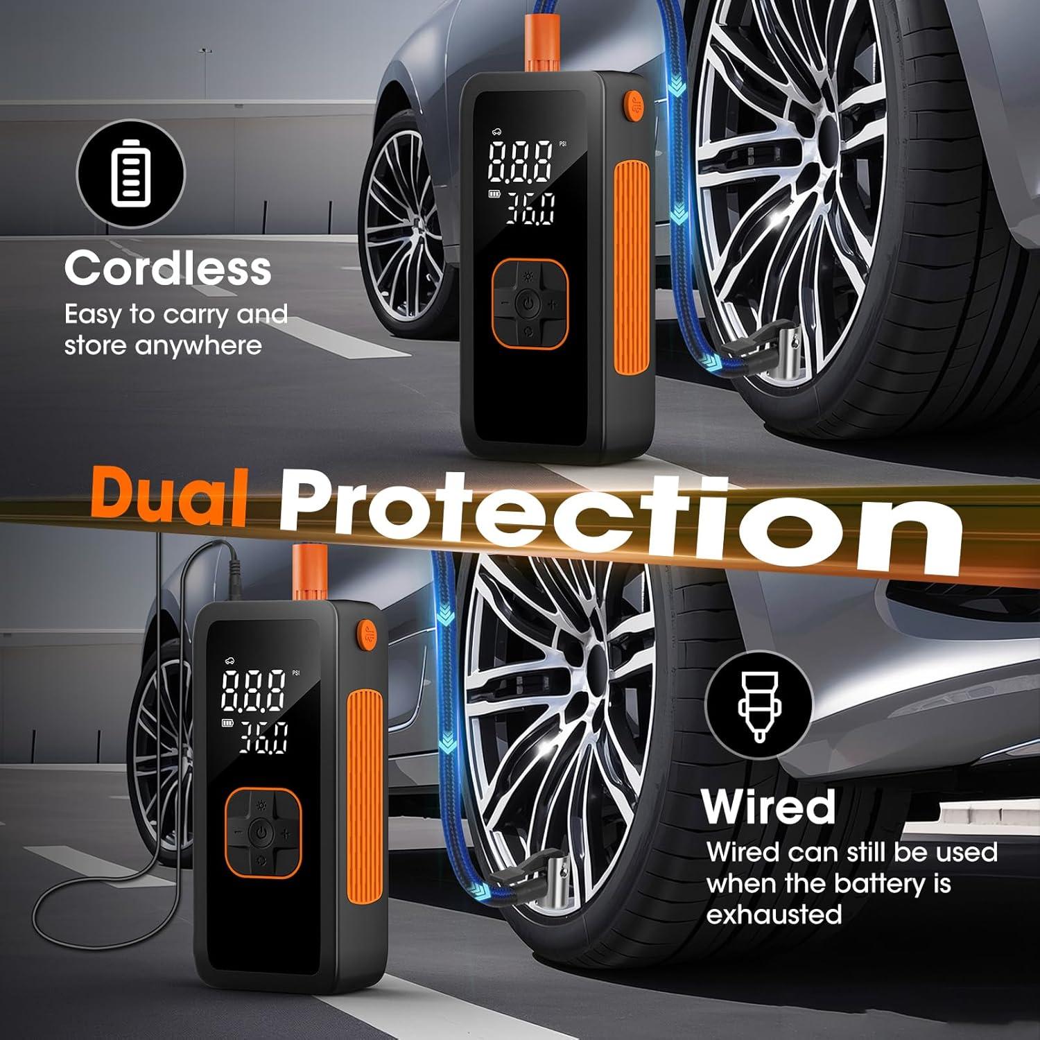 Compresor de Aire Portátil XIAOLANG CZK-DC03 150PSI Inalámbrico