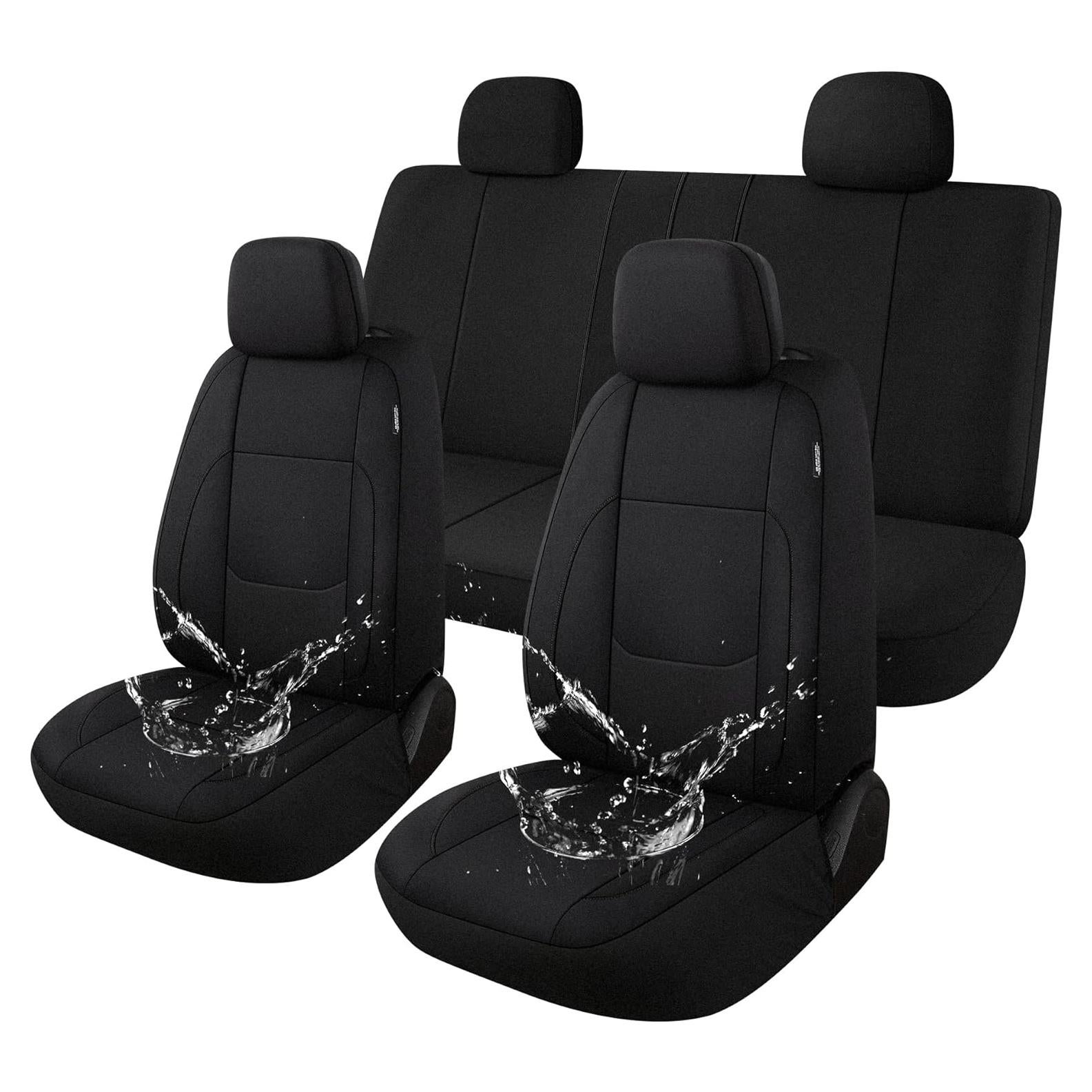 Funda de Asiento de Coche Impermeable Pariitadin Juego Completo