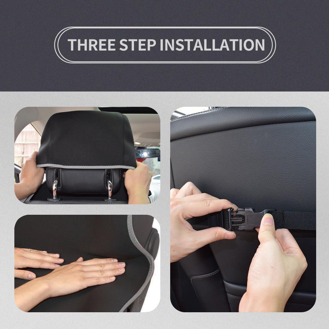 Funda de Asiento de Coche SEIUCAN Impermeable Antideslizante