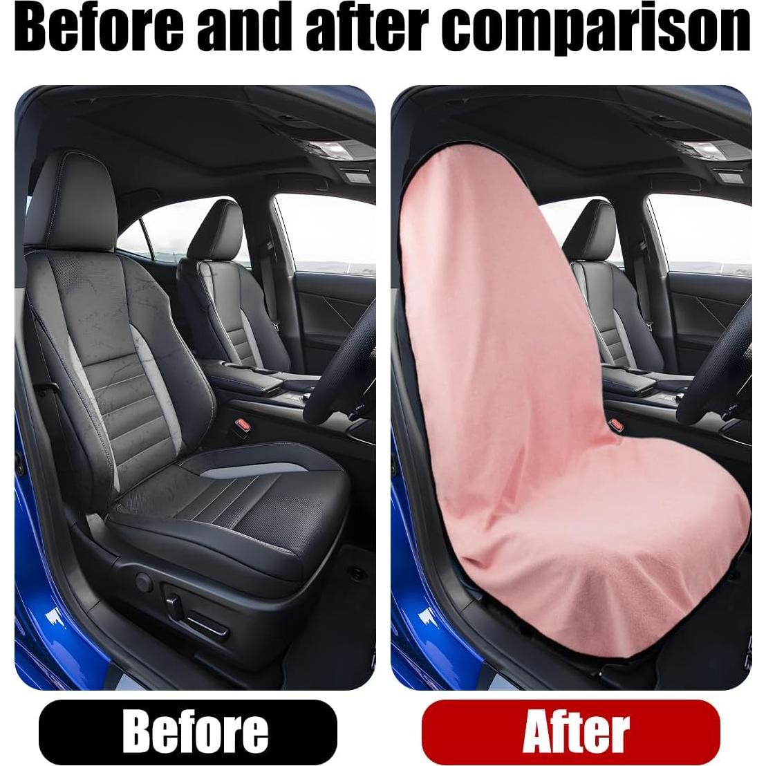 Cubierta de Asiento de Coche Mandark Rosa Impermeable Universal