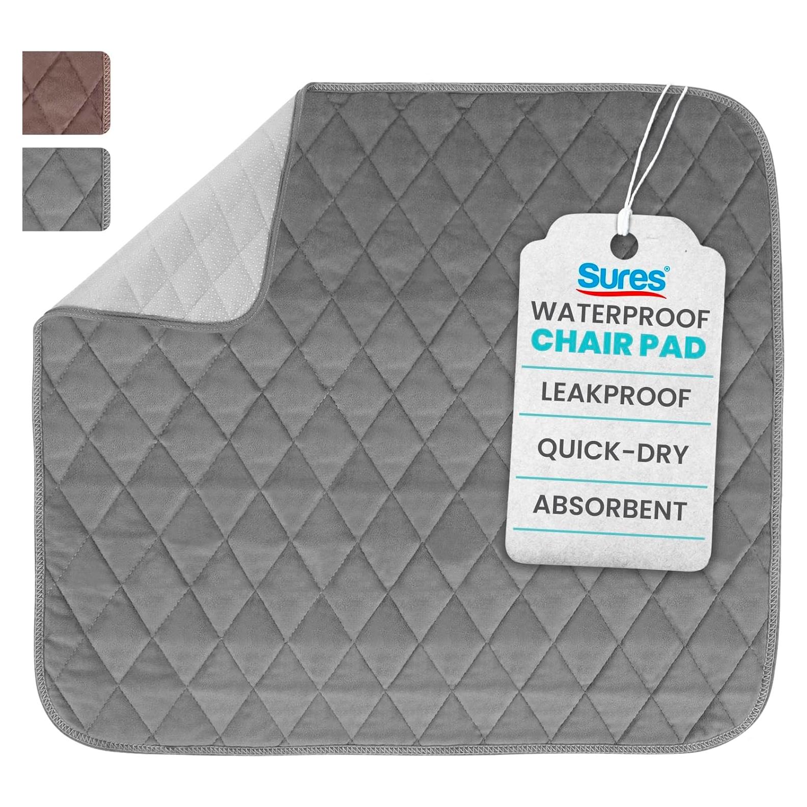 Almohadilla Impermeable Sures para Sillas 55.88x53.34cm Gris