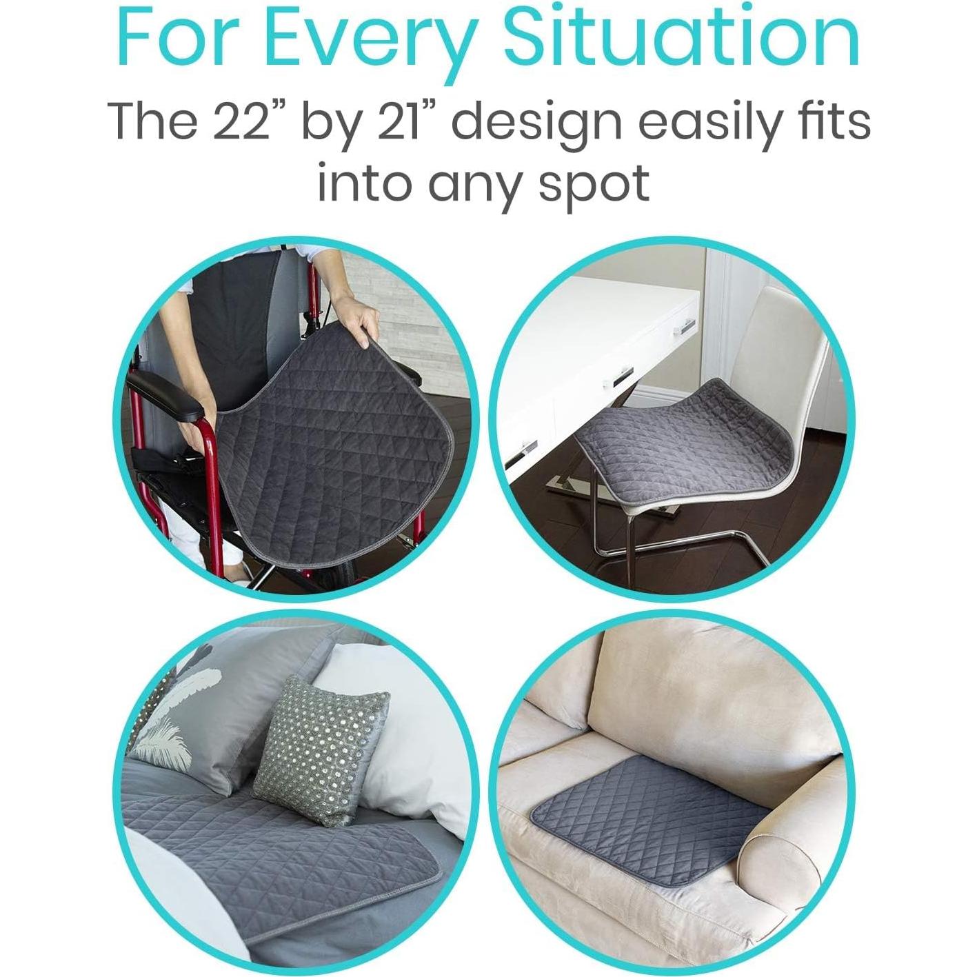 Almohadilla Impermeable Sures para Sillas 55.88x53.34cm Gris