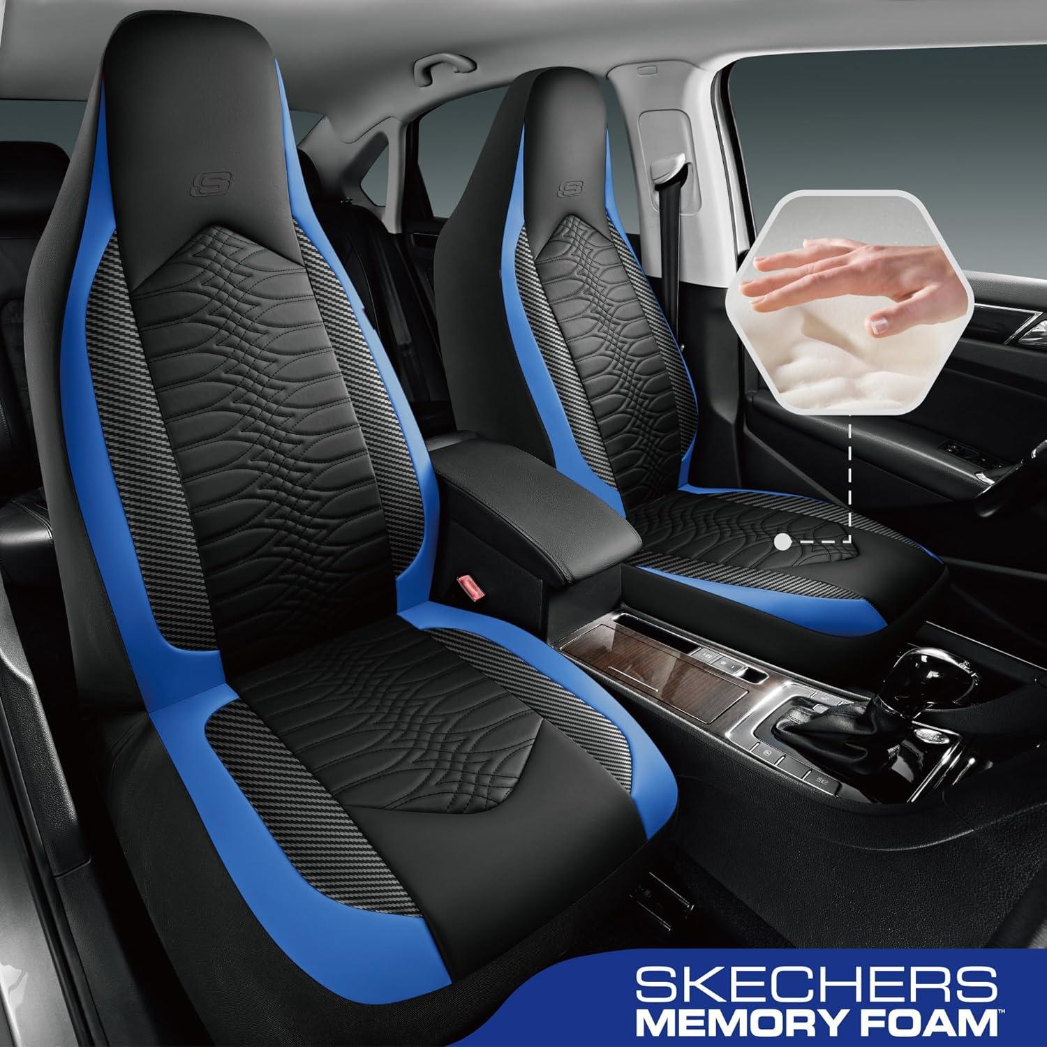 Cubiertas de Asiento de Coche Skechers con Espuma de Memoria