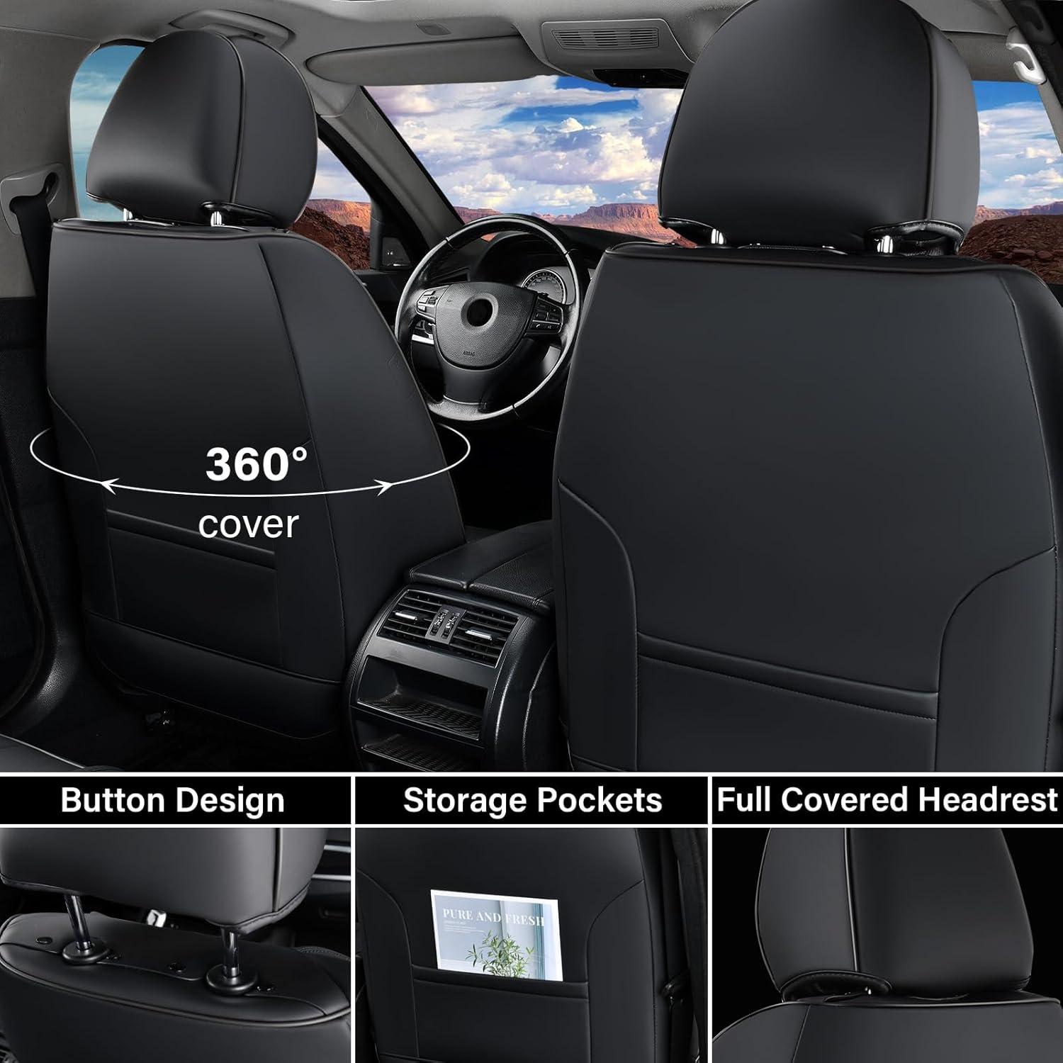 Cubiertas de Asientos Universales Coverado Negras Impermeables