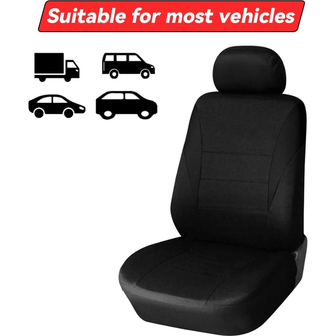 4 Fundas de Asiento de Coche Osilly Antideslizantes Impermeables