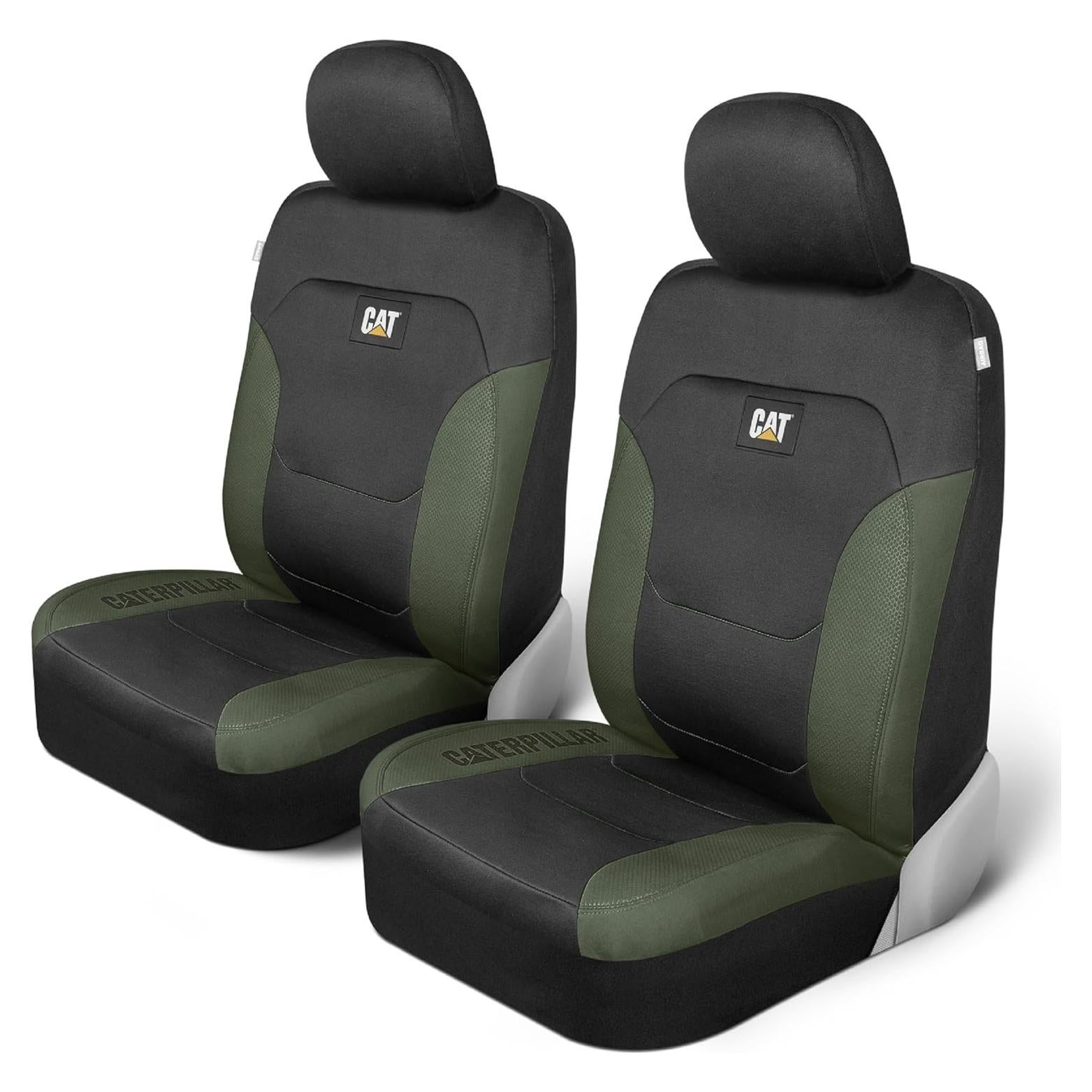Cubiertas de Asiento Cat FlexFit Verde Cazador - 2 Piezas