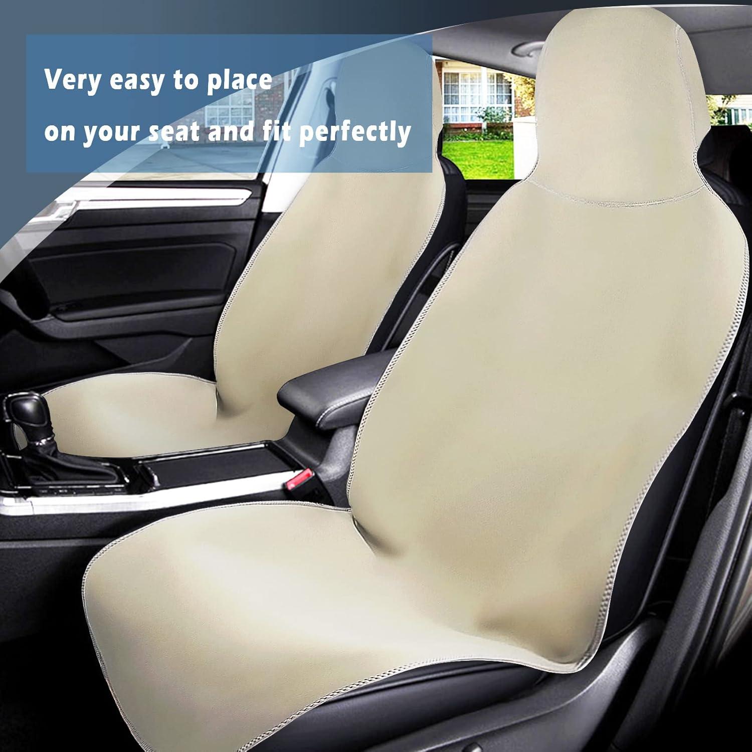 Cubierta de Asiento de Coche COVERNAT Khaki Resistente al Agua