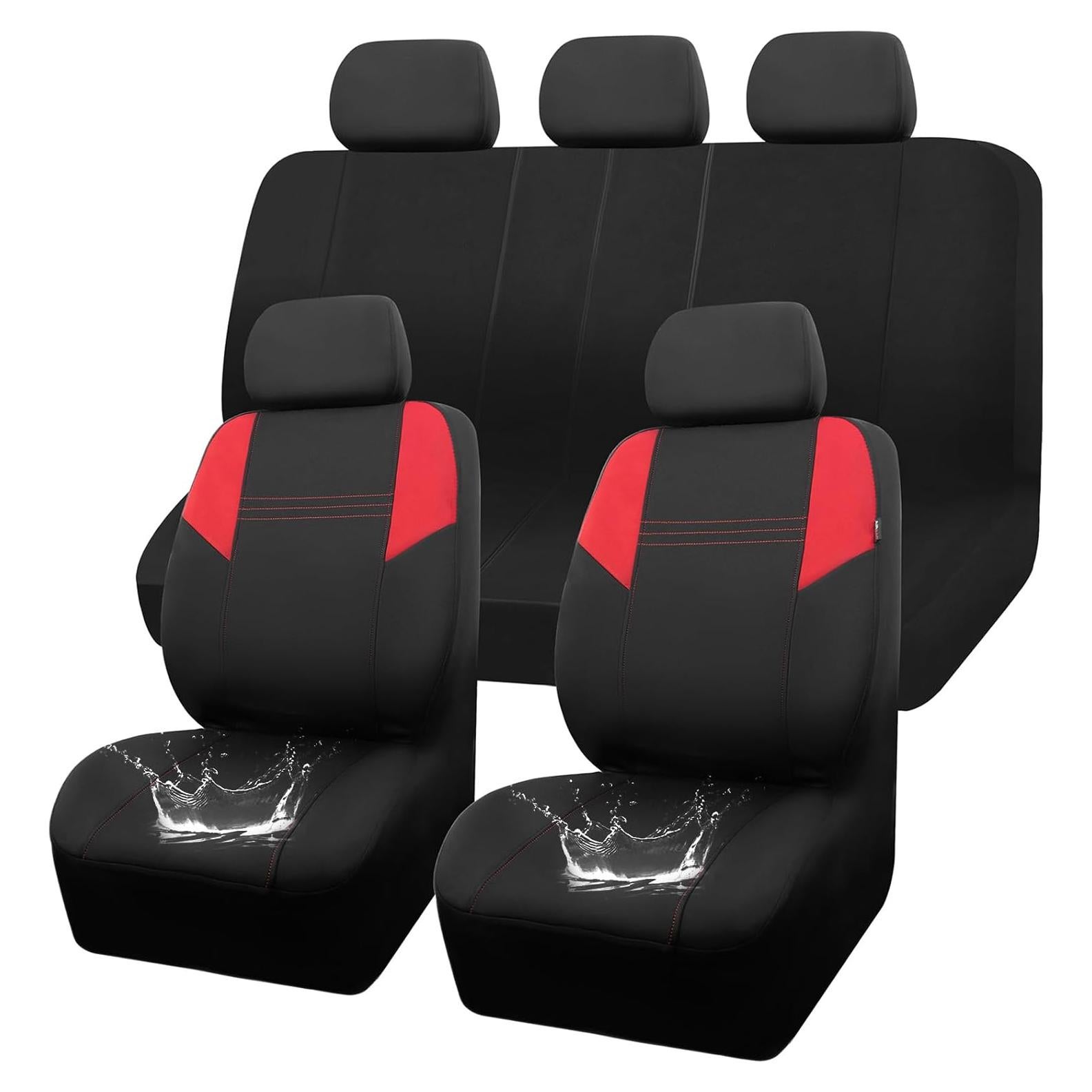 Fundas de Asiento Impermeables CAR PASS Neopreno Rojo