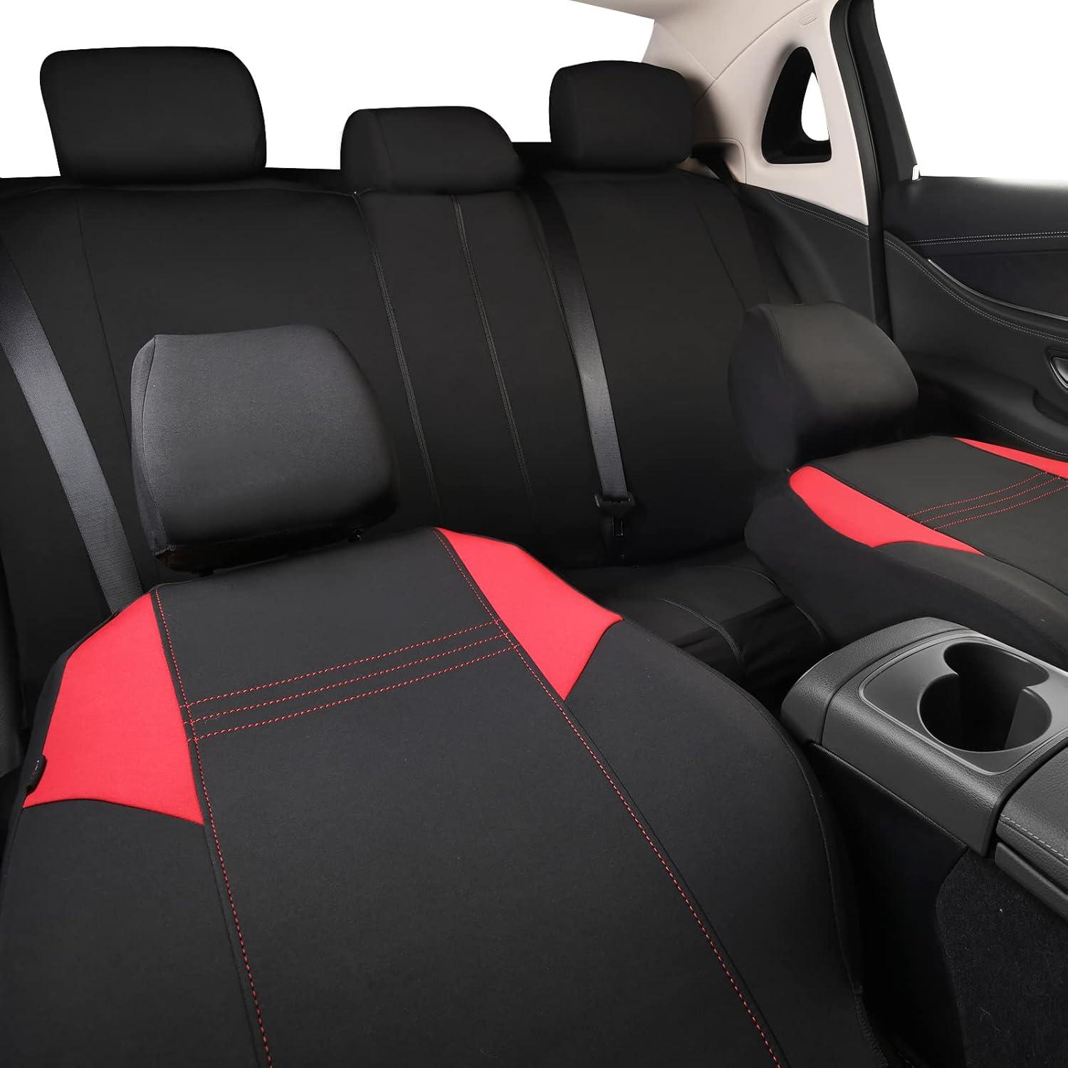 Fundas de Asiento Impermeables CAR PASS Neopreno Rojo