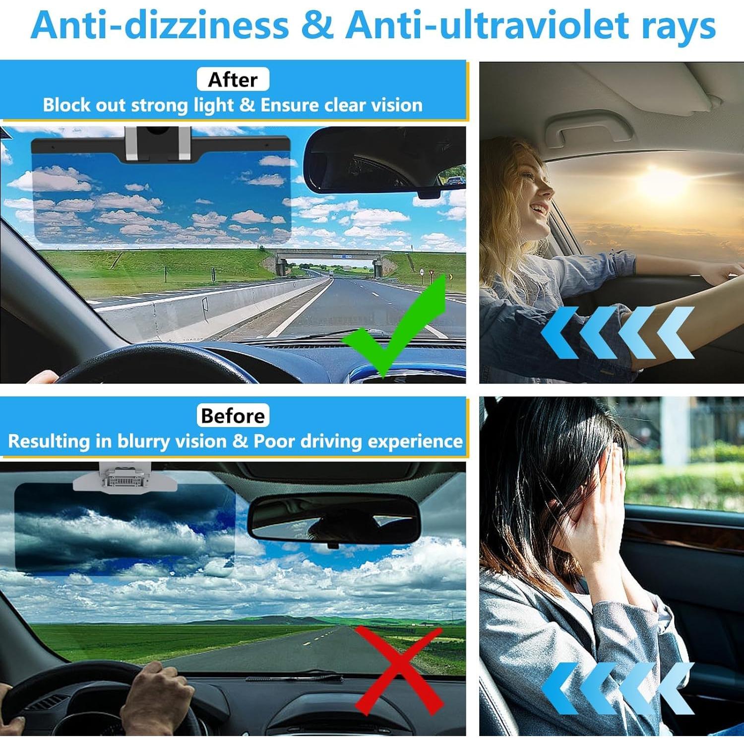 Extensor de Visera Solar ERAMONG ZHE2 Ajustable Negro