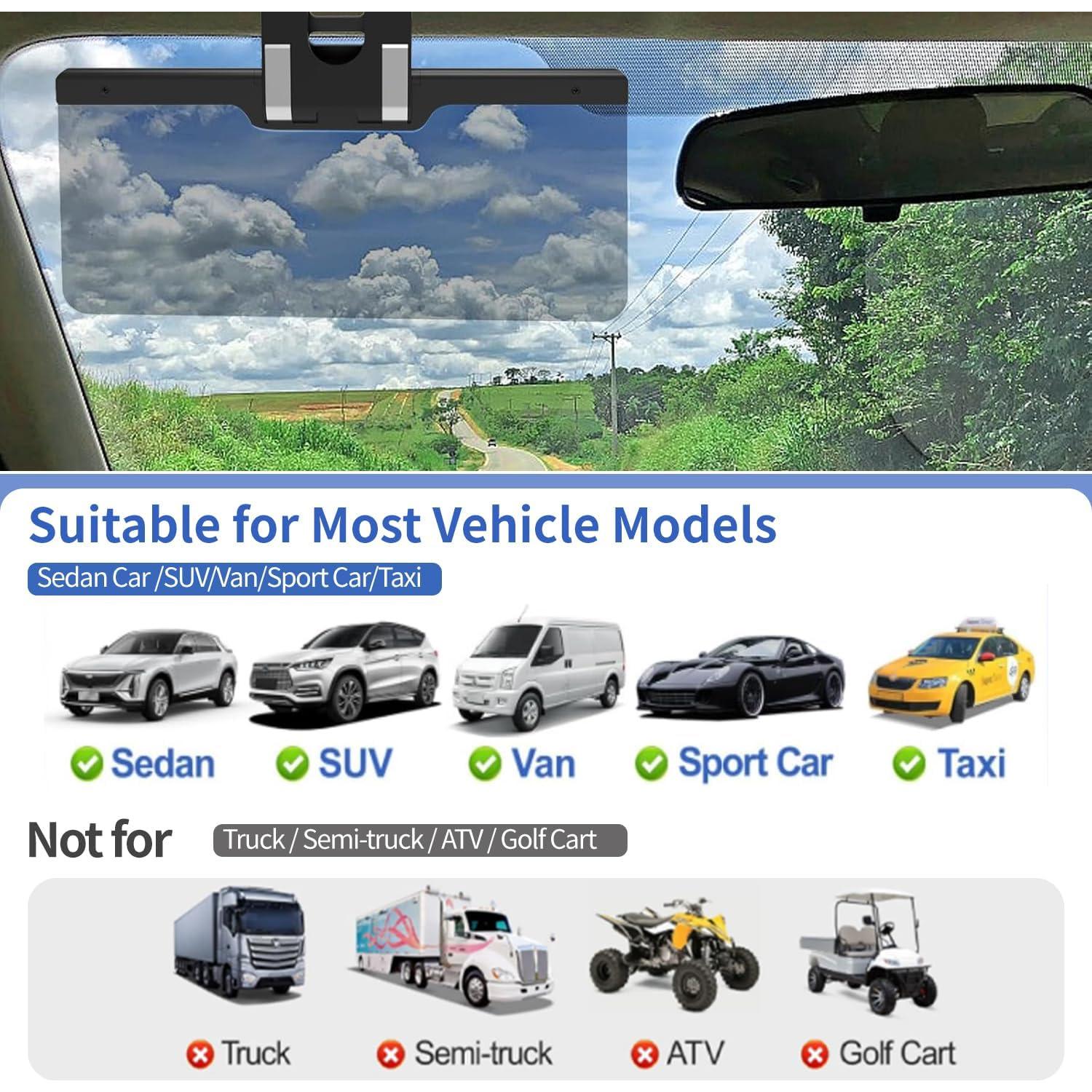 Extensor de Visera Solar ERAMONG ZHE2 Ajustable Negro